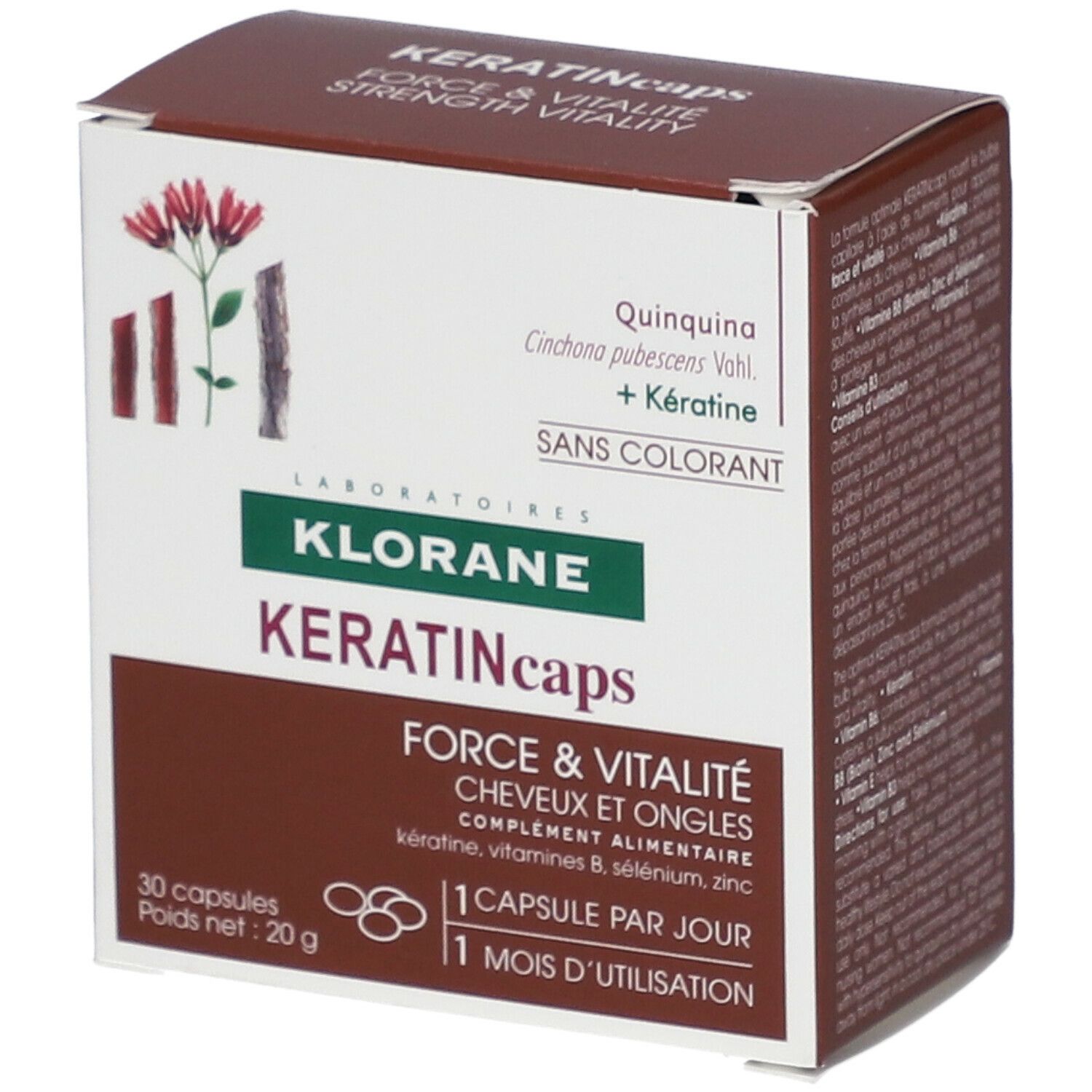 Klorane KeratinCaps - Complément alimentaire