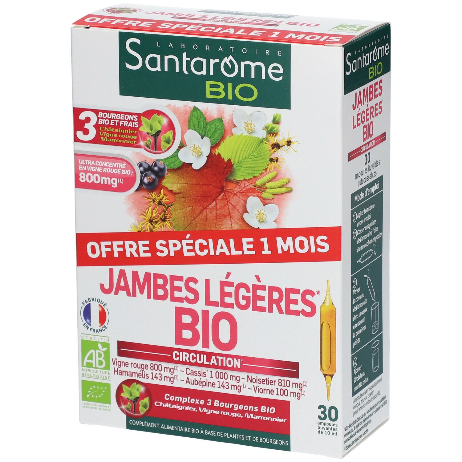 Santarome Bio Jambes Légères Bio