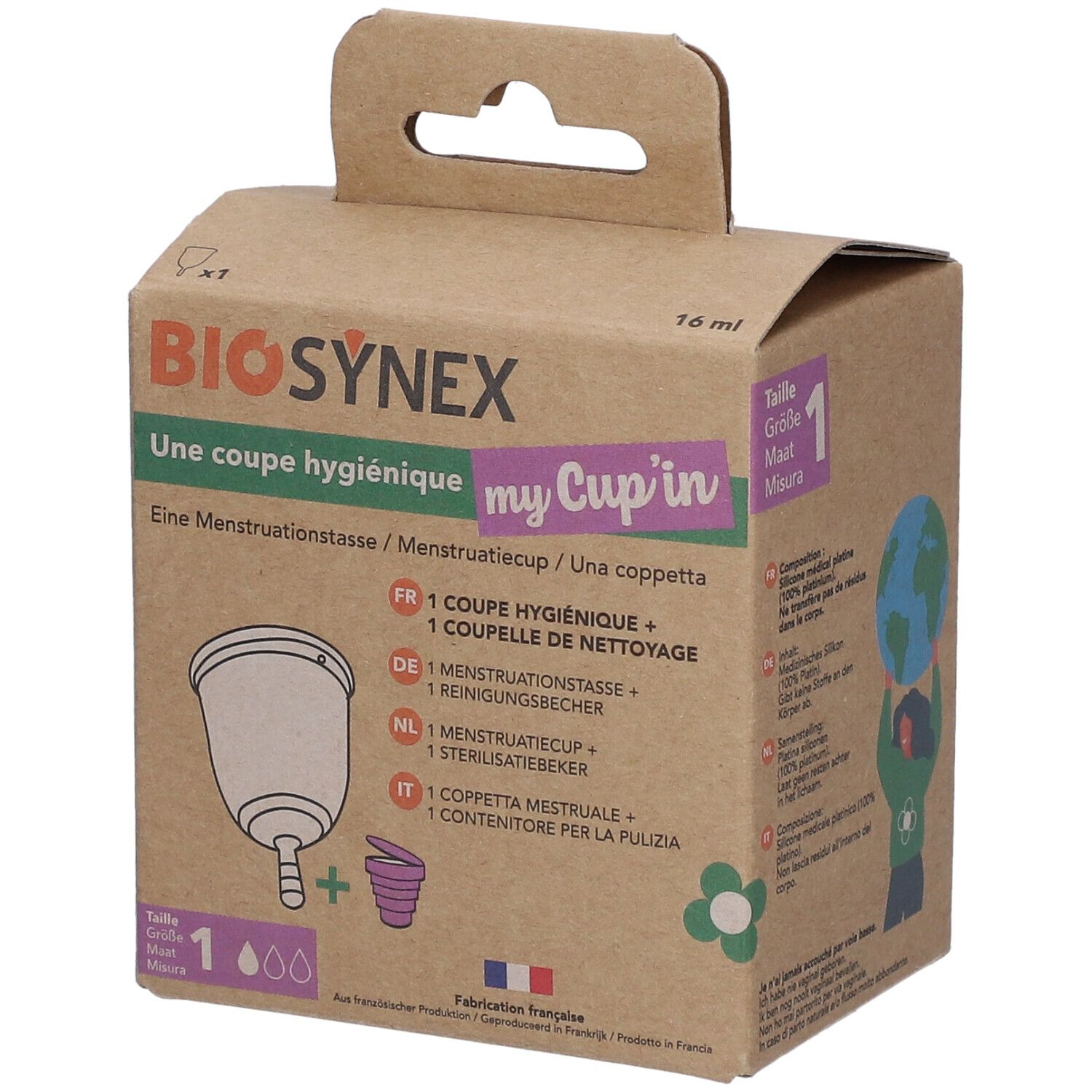 Biosynex® My Cup'in Taille 1