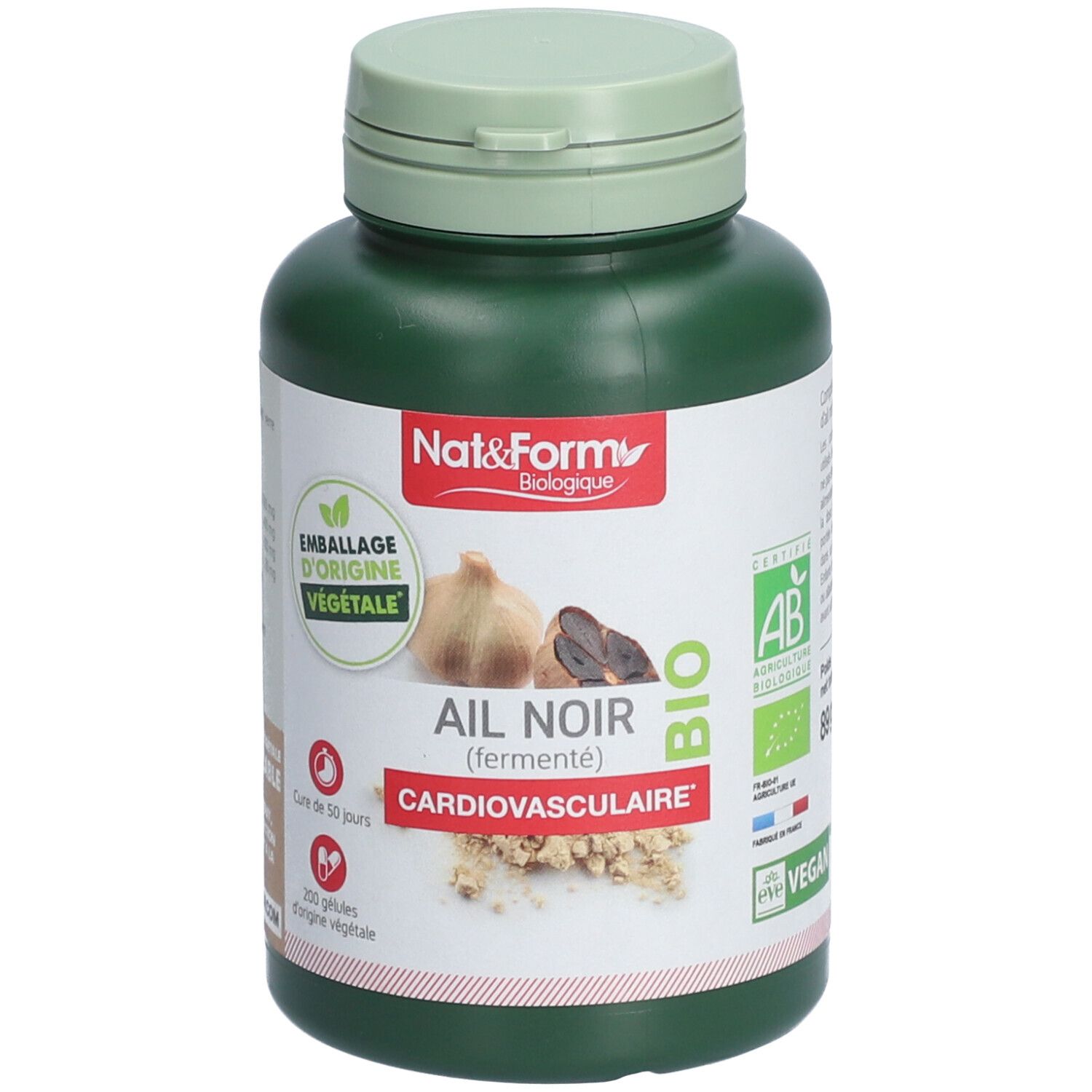 Nat&Form Ail noir fermenté bio en gélules