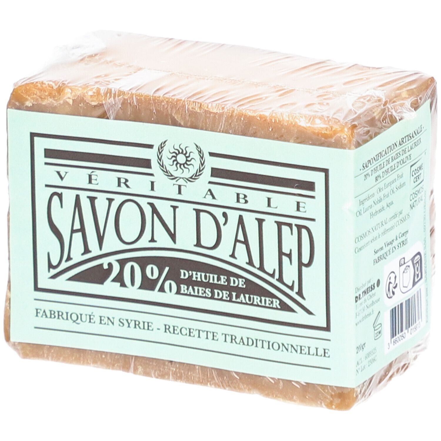 Dr. Theiss Savon d'Alep 20% Huile de Laurier 200gr
