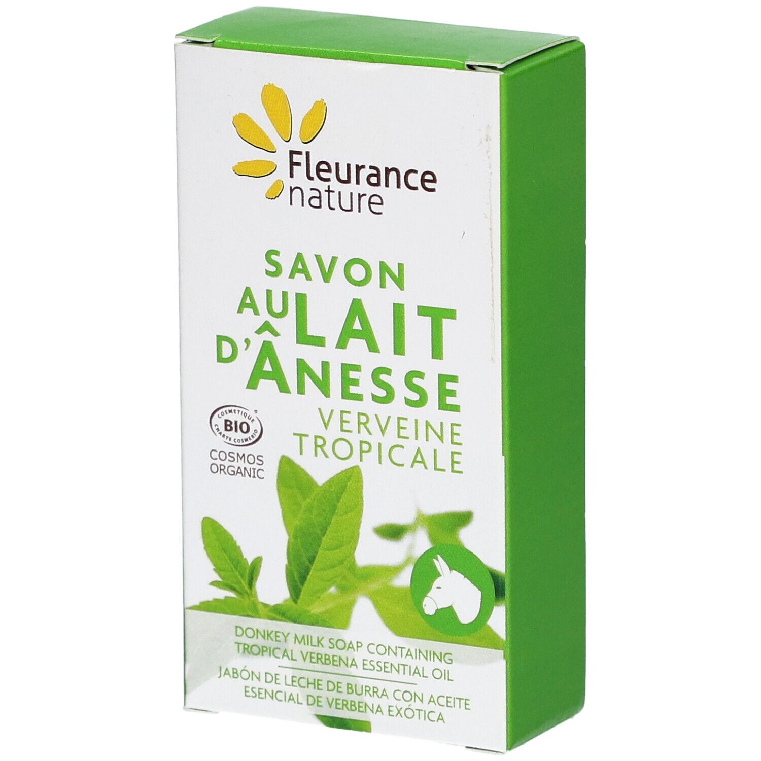 Fleurance Nature Savon Lait d'Anesse Verveine Tropicale