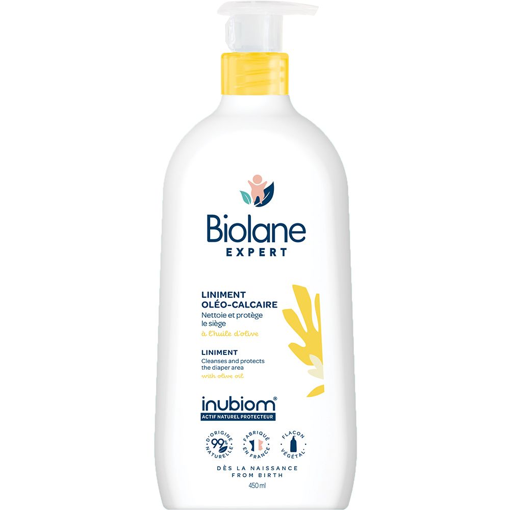 Biolane Expert - Liniment Oléo-Calcaire - Peaux Sensibles - 500ml