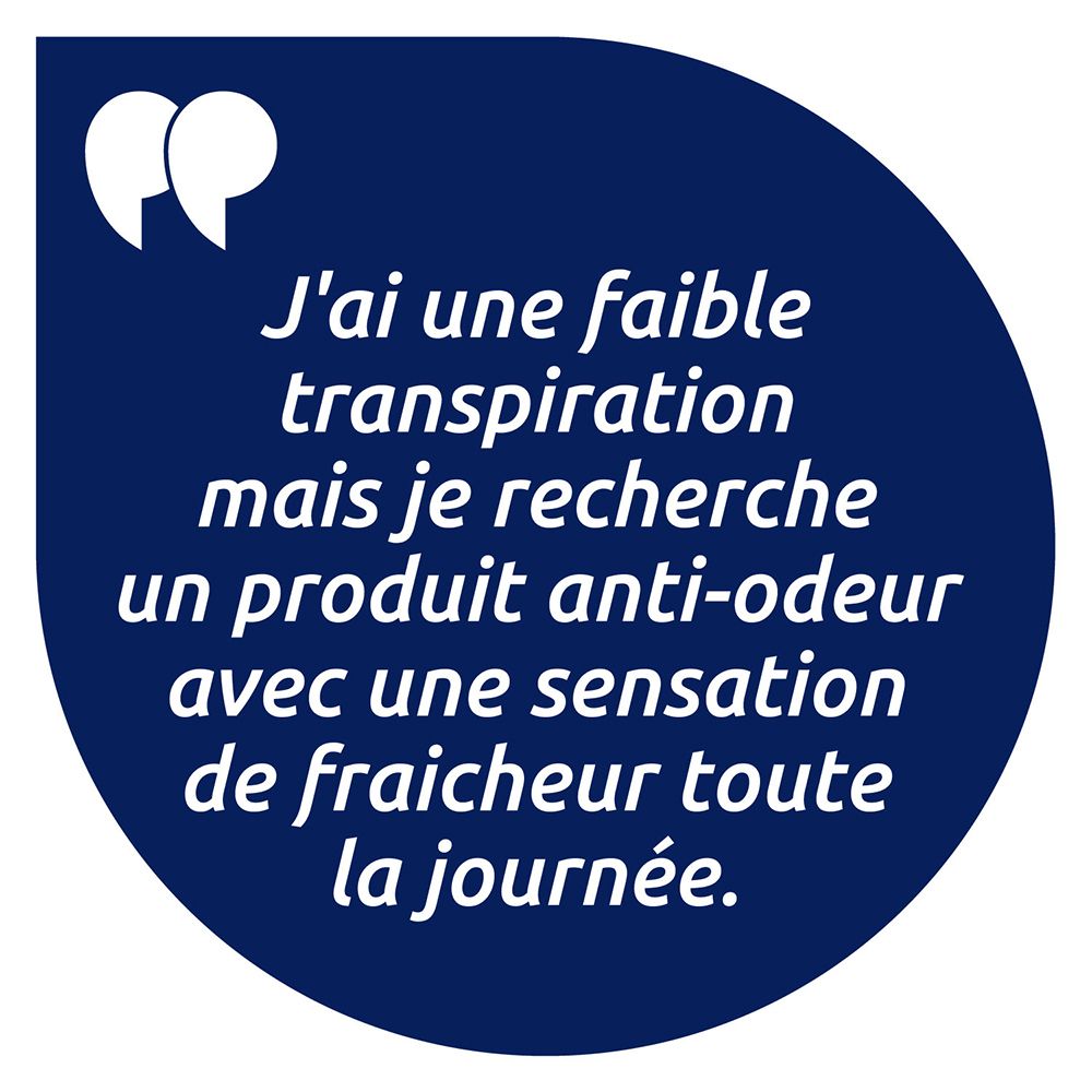 Tableau de citation avec texte. Déclaration sur la recherche d'un produit anti-odeur.