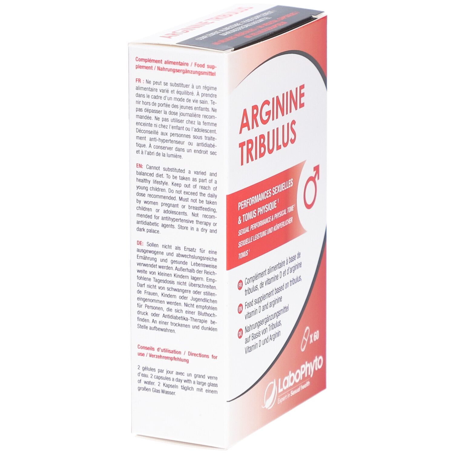 arginin tribulus Nahrungsergänzungsmittel | labophyto