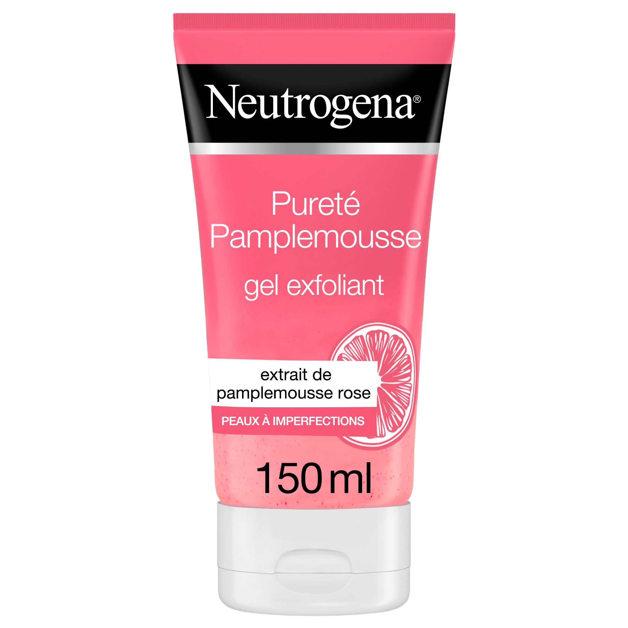 Neutrogena Gel Exfoliant au Pamplemousse Rose, Anti-Imperfections, Peaux normales à grasses - Tube 1