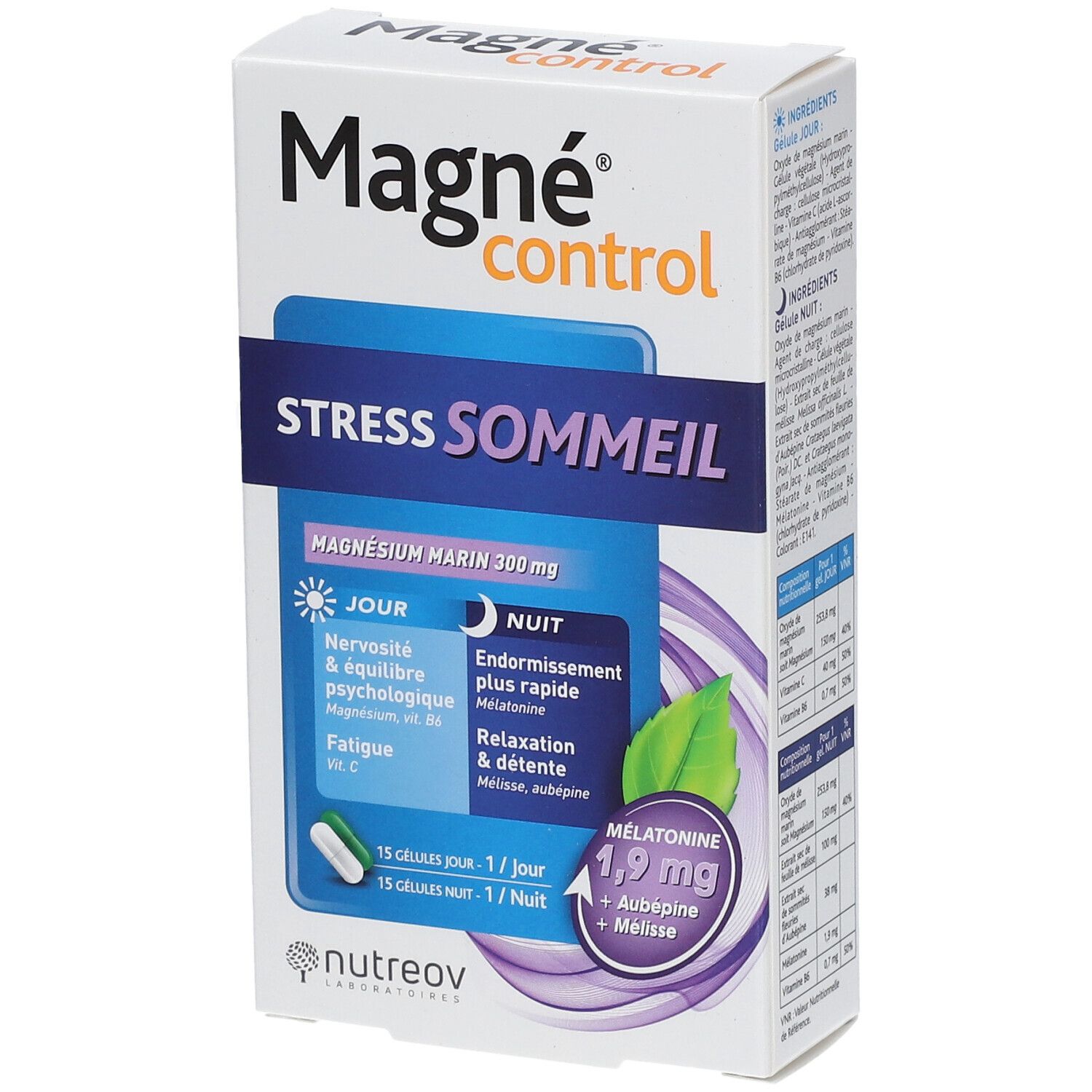 Nutreov Magné® control Stress Sommeil