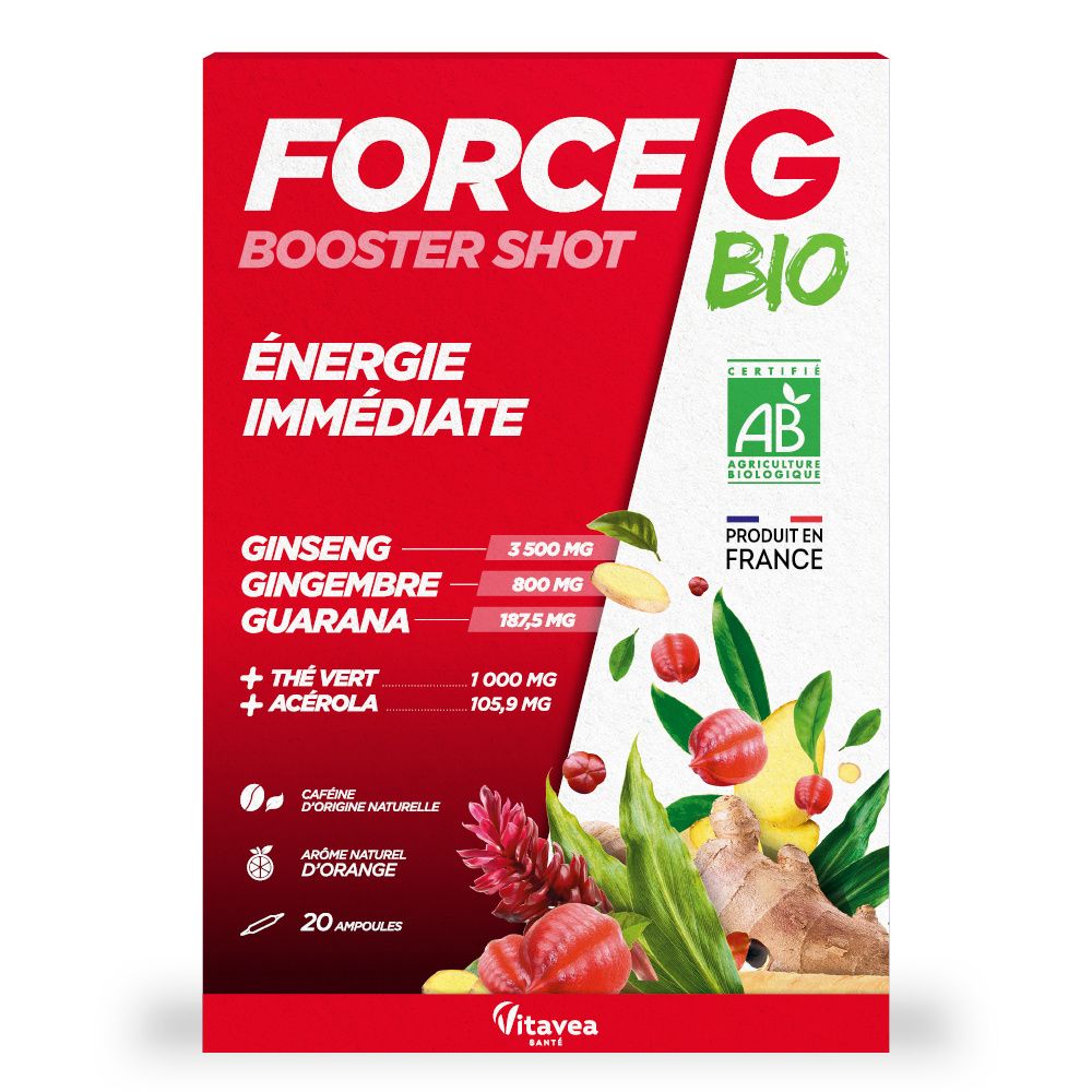 Force G Booster Shot Bio Energie immédiate