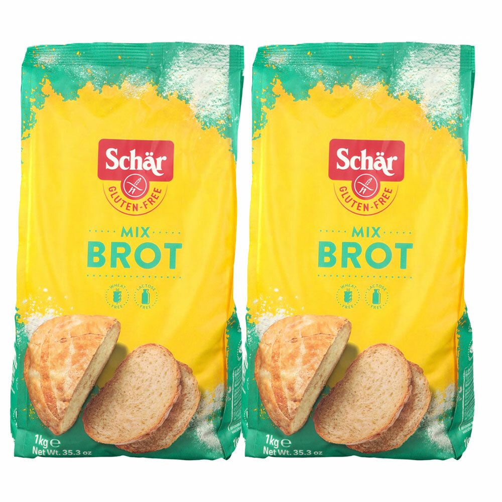 Schar - Mix B préparé pour pain sans gluten, sans lactose, sans blé - 1kg