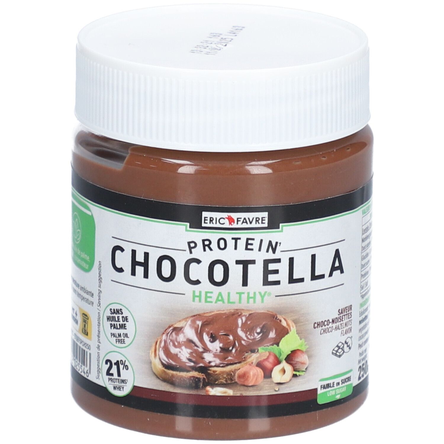 Eric Favre Protein’ Chocotella Healthy pâte à tartiner choco-noisettes