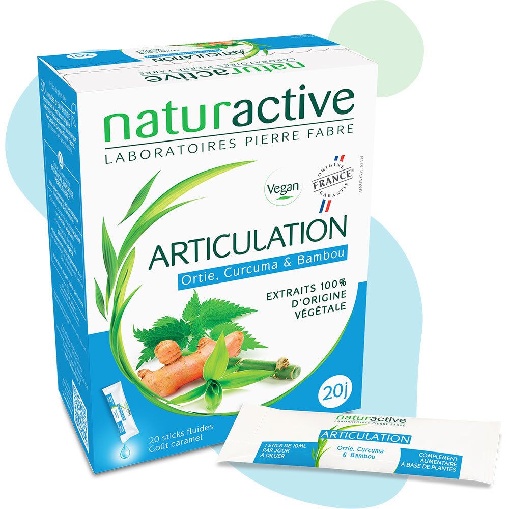 Boîte avec nom du produit et ingrédients. Label Vegan et label France. Sticks individuels.