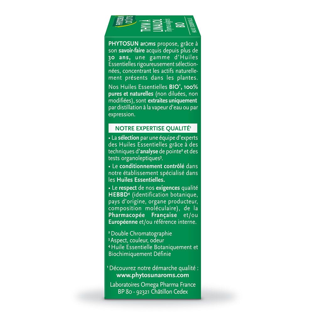 Grüne Schachtel mit Text. Enthält Informationen über die Qualität und die Herkunft des Produkts.