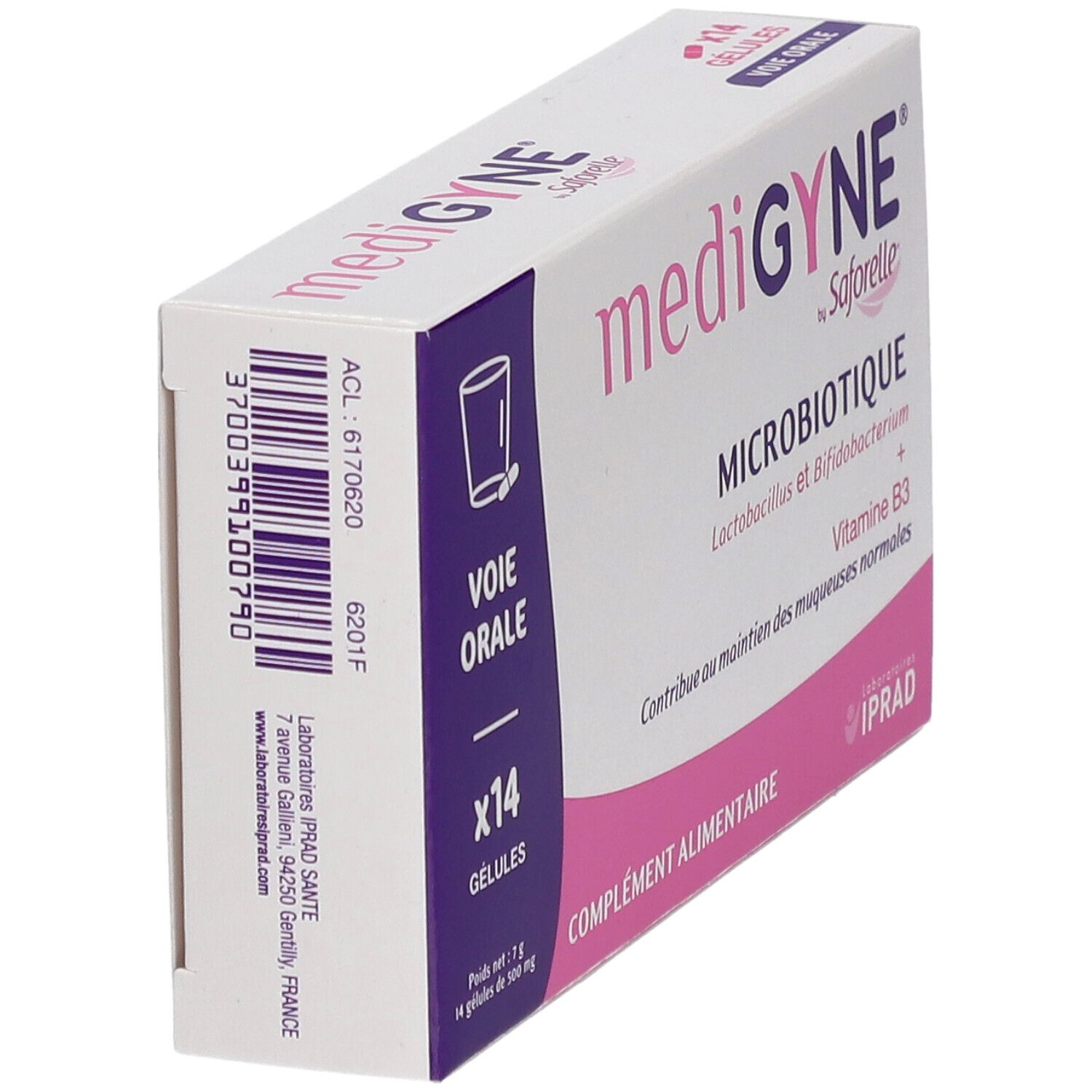 mediGYNE® by Saforelle Gélules Microbiotiques Oral 14 pc(s) Capsule(S) view 2