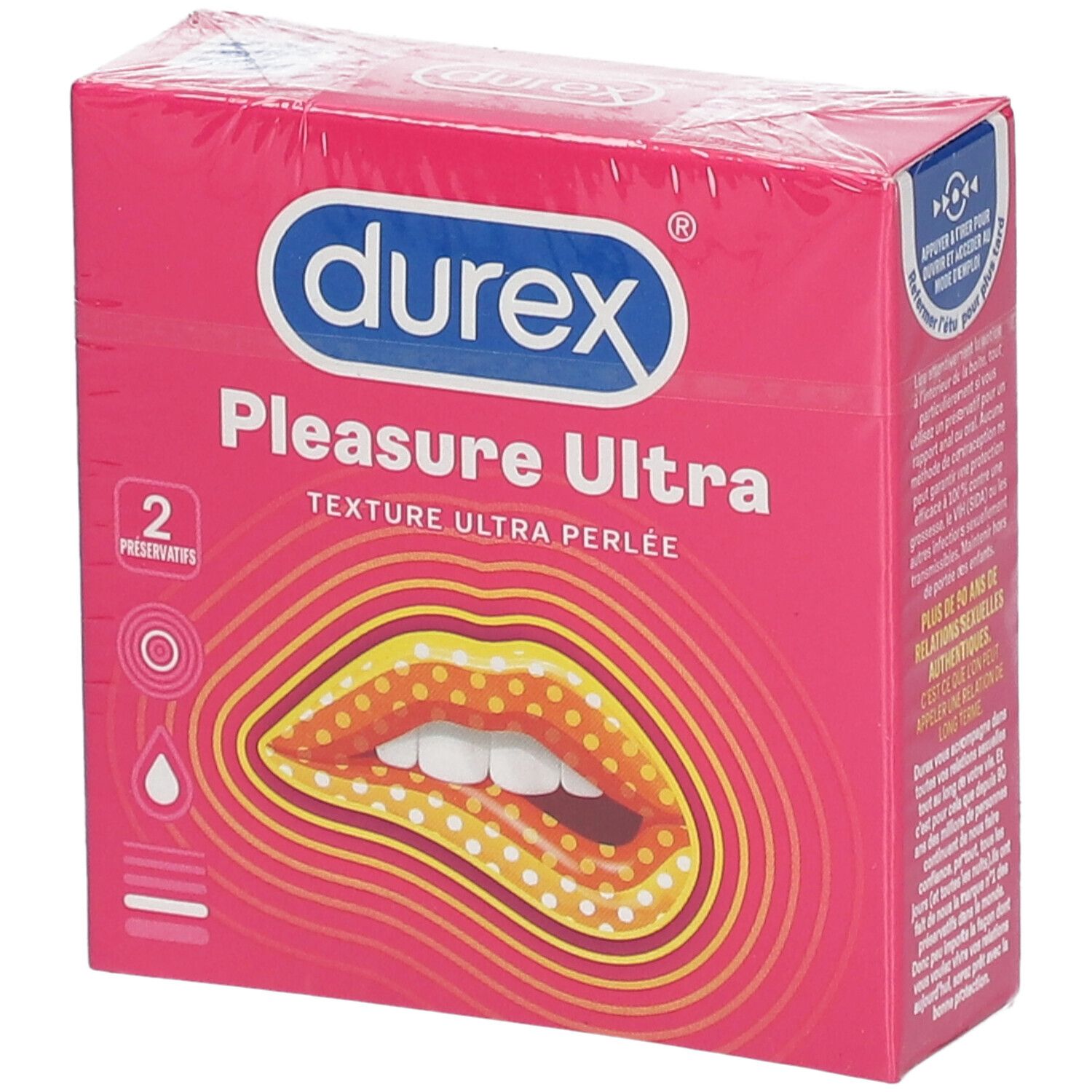 durex® Pleasure Ultra Préservatifs 2x