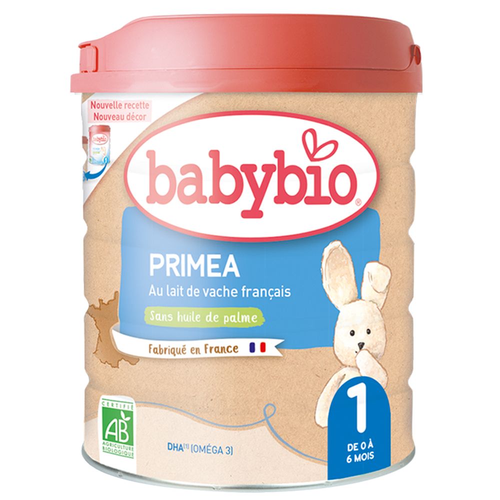 Babybio Priméa Lait en poudre premier âge pour nourisson 1 de 0 à 6 mois
