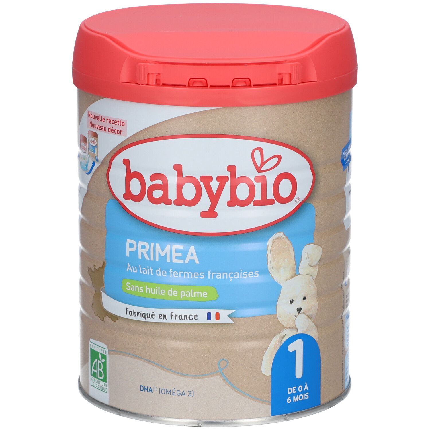 Babybio Priméa Lait en poudre premier âge pour nourisson 1 de 0 à 6 mois