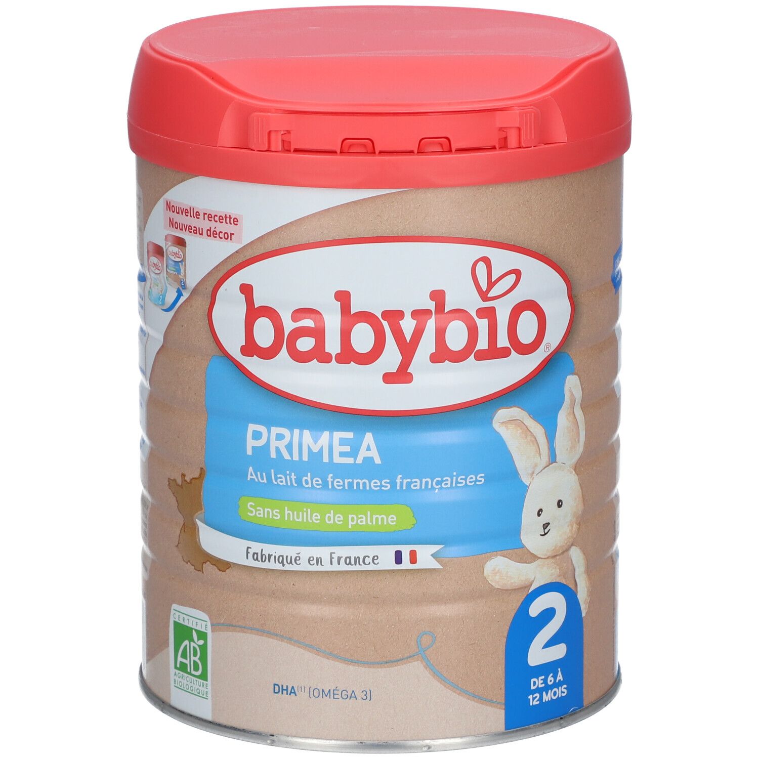 Babybio Priméa Lait de suite en poudre pour nourisson 2 de 6 à 12 mois