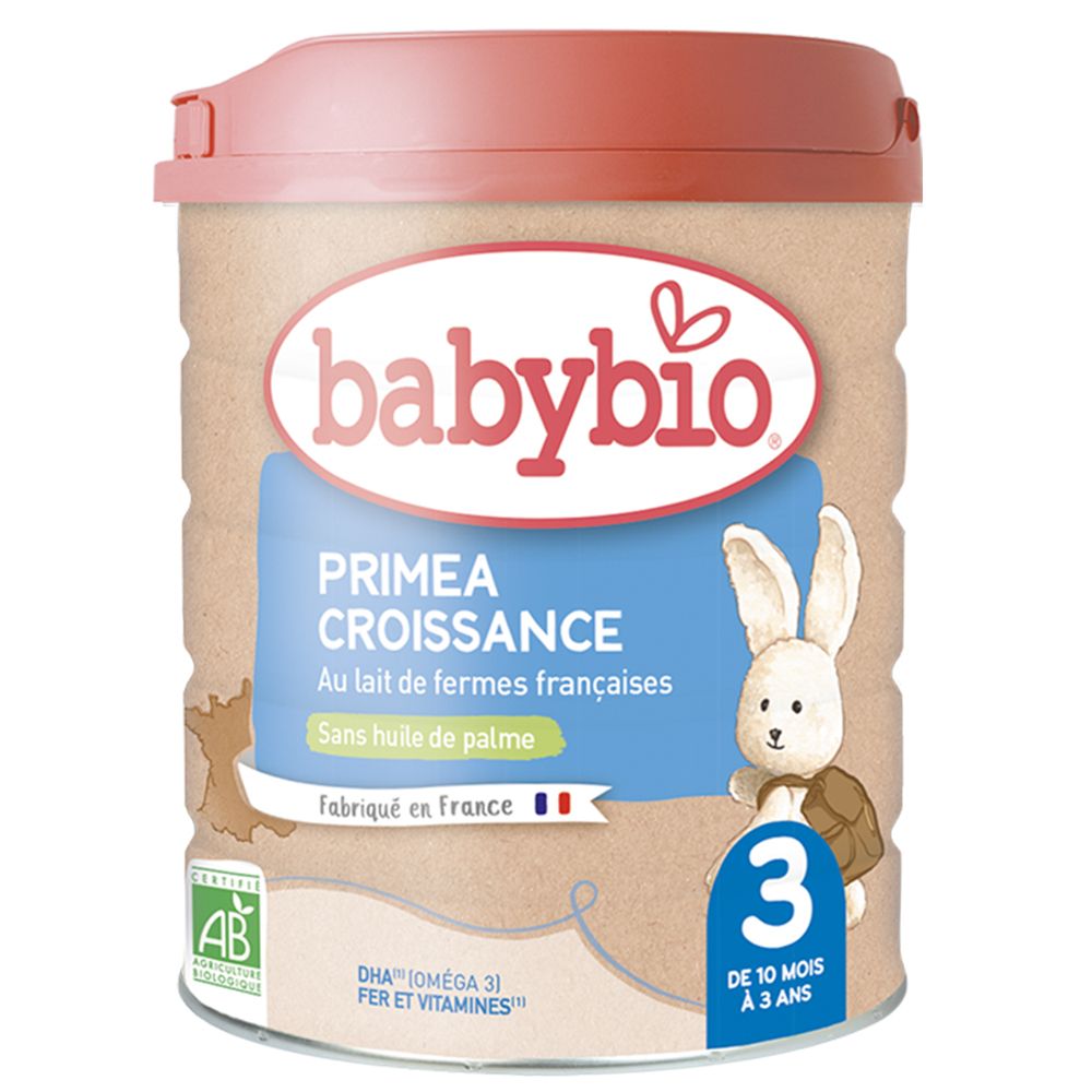 Babybio Priméa Croissance Lait en poudre pour nourisson 3 de 10 mois à 3 ans