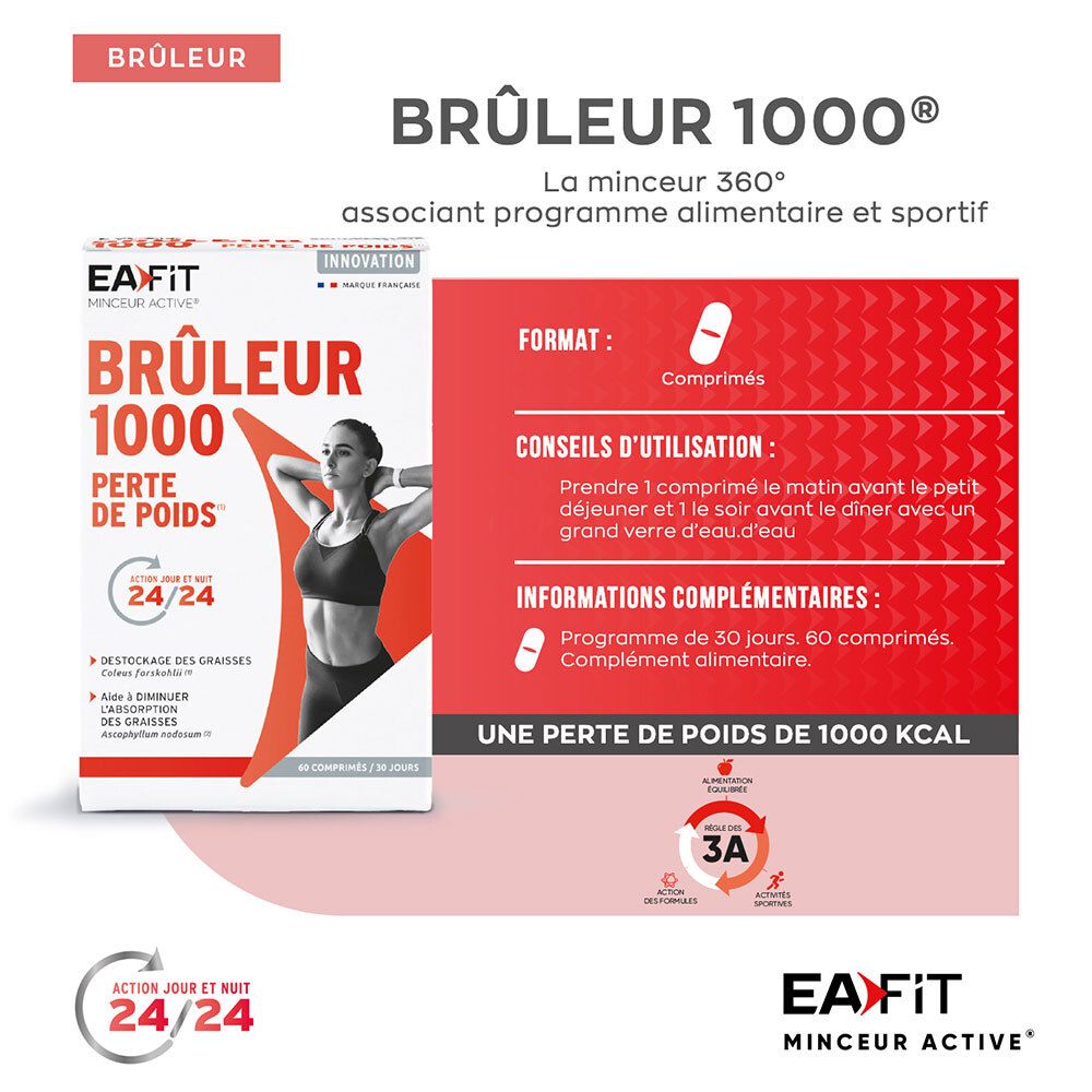 Produktabbildung von EA Fit Brenner 1000. Enthält Informationen zu Inhaltsstoffen und Anwendung.