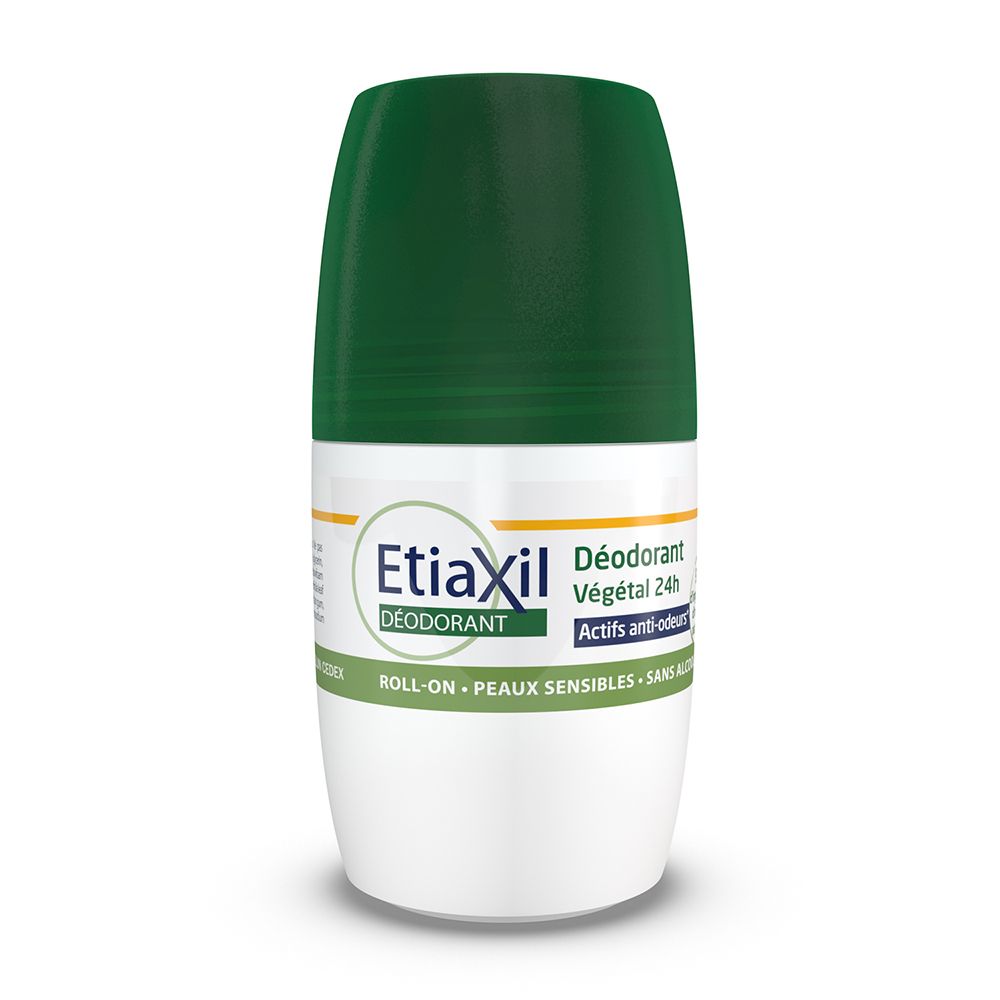 Etiaxil - Déodorant Végétal Fraîcheur bambou 24H - Aisselles - Adapté aux peaux sensibles - Roll-on