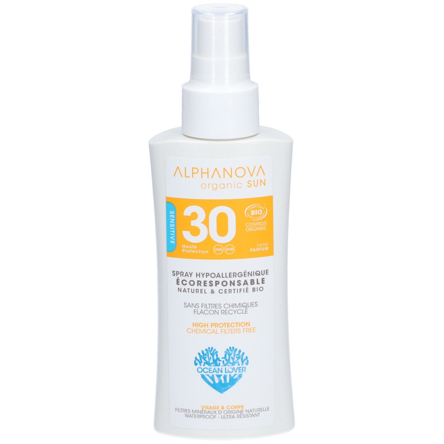 Alphanova - Sonnenschutzspray SPF 30 Bio Empfindliche Haut