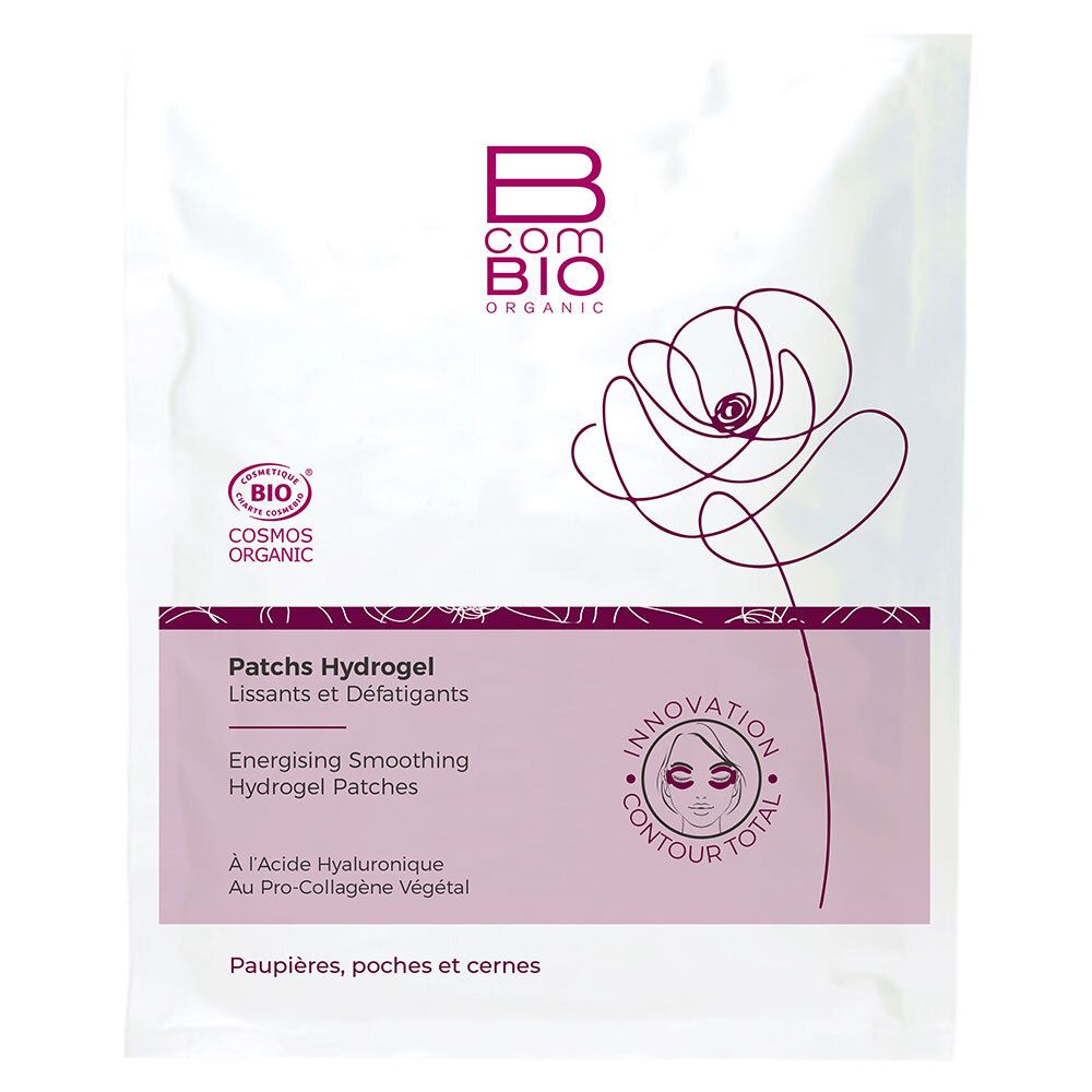 B COM BIO Anti-Âge Patchs Hydrogel Lissants et Défatigants