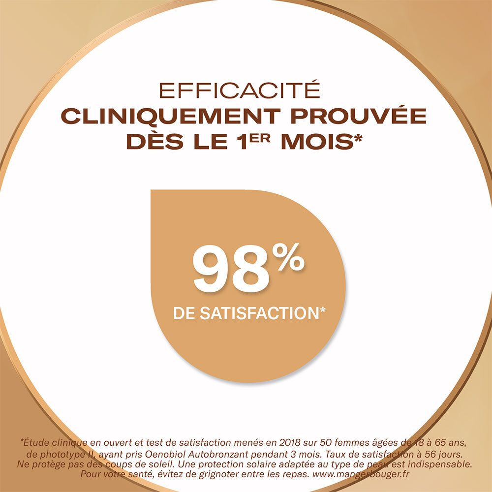 Tableau nutritionnel. Contient des informations sur les ingrédients tels que l'extrait de tomate, les algues et le cuivre.