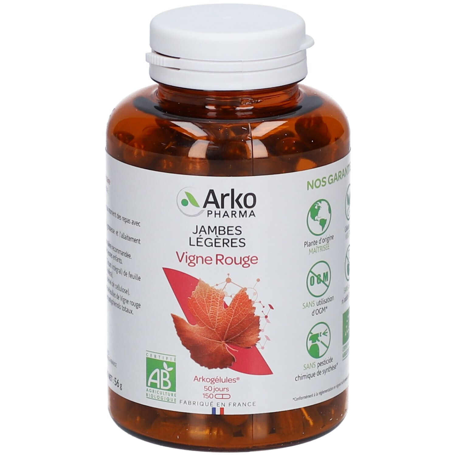 Arkopharma Arkogélules Vignes rouge bio