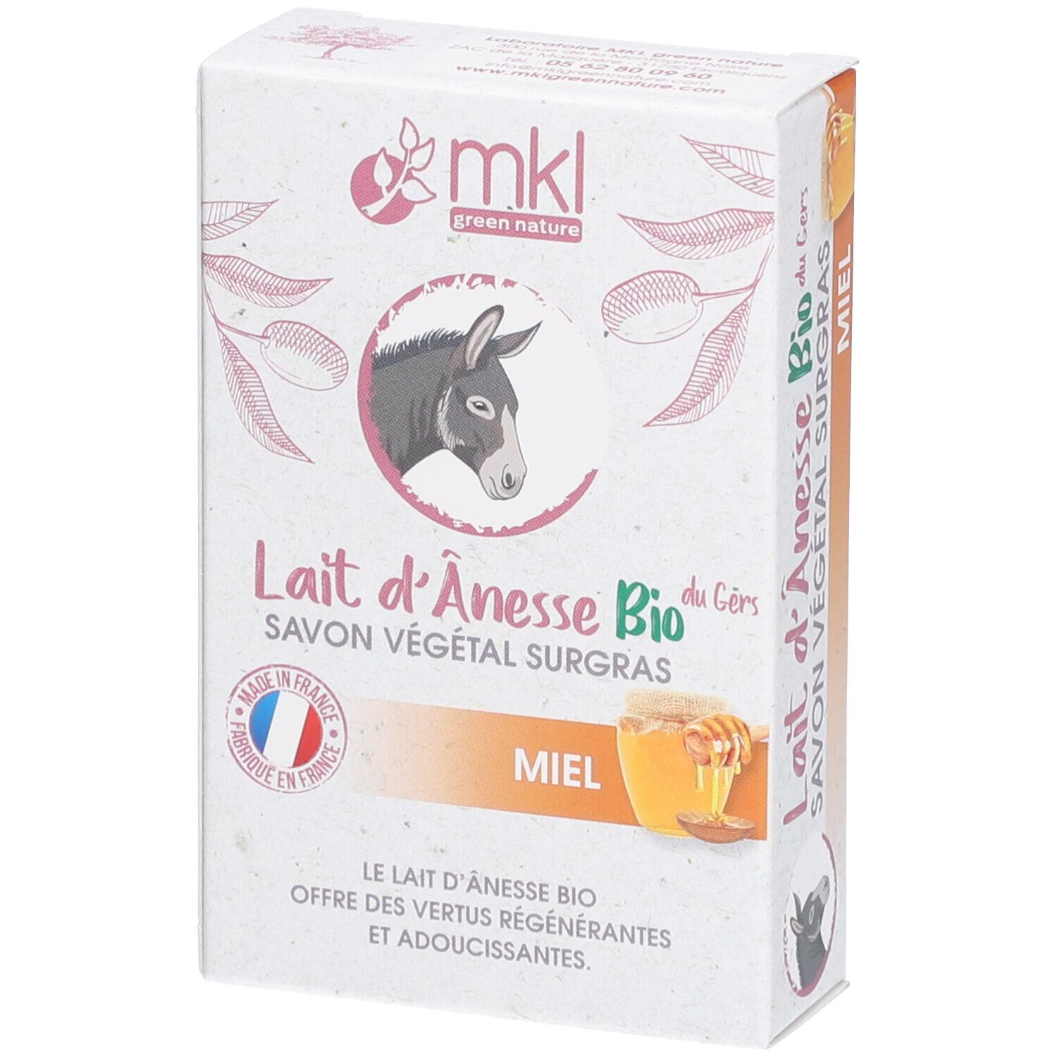 mkl Savon AU Lait D'ânesse BIO - Miel