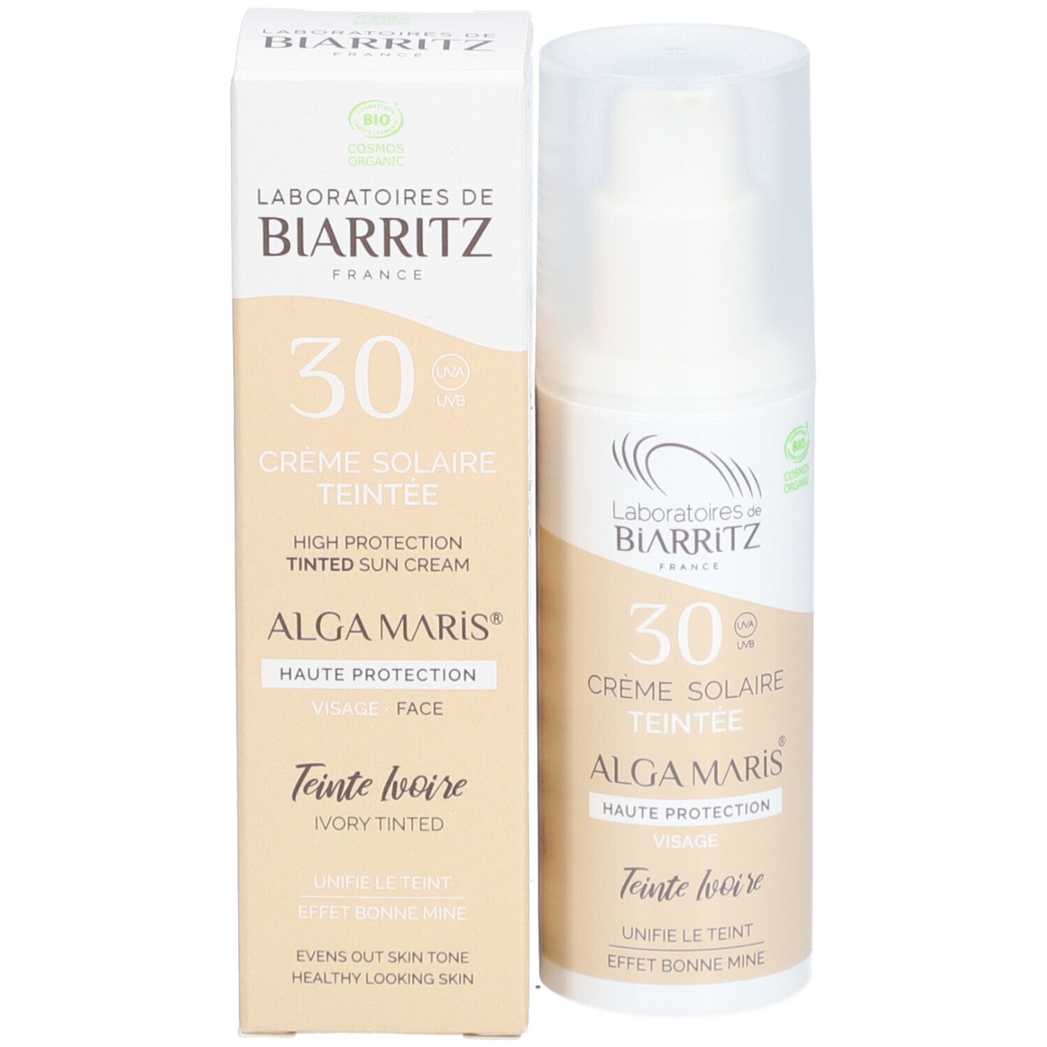 LABORATOIRES DE BIARRITZ® ALGA MARIS Crème Solaire Teintée SPF 30