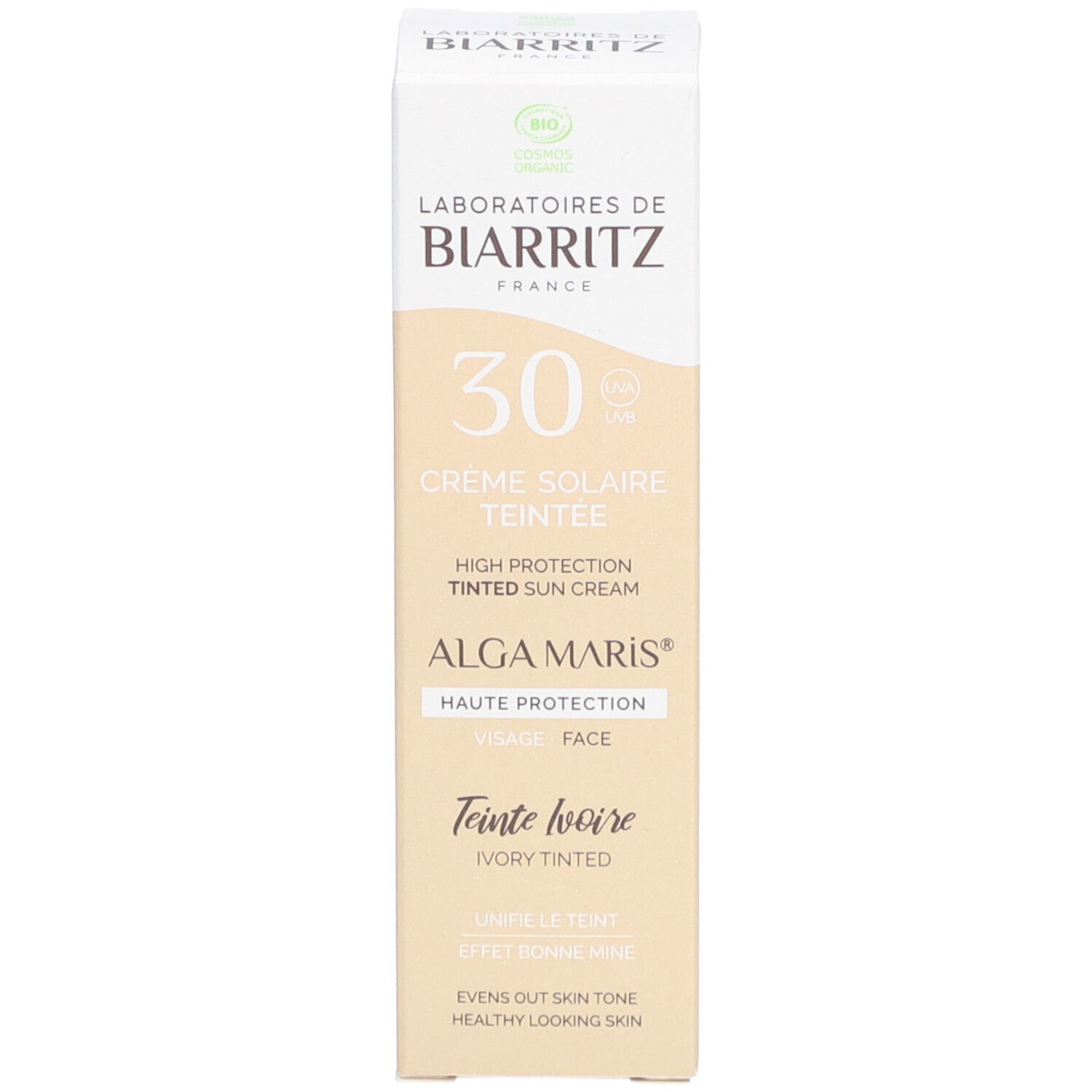 LABORATOIRES DE BIARRITZ® ALGA MARIS Crème Solaire Teintée SPF 30