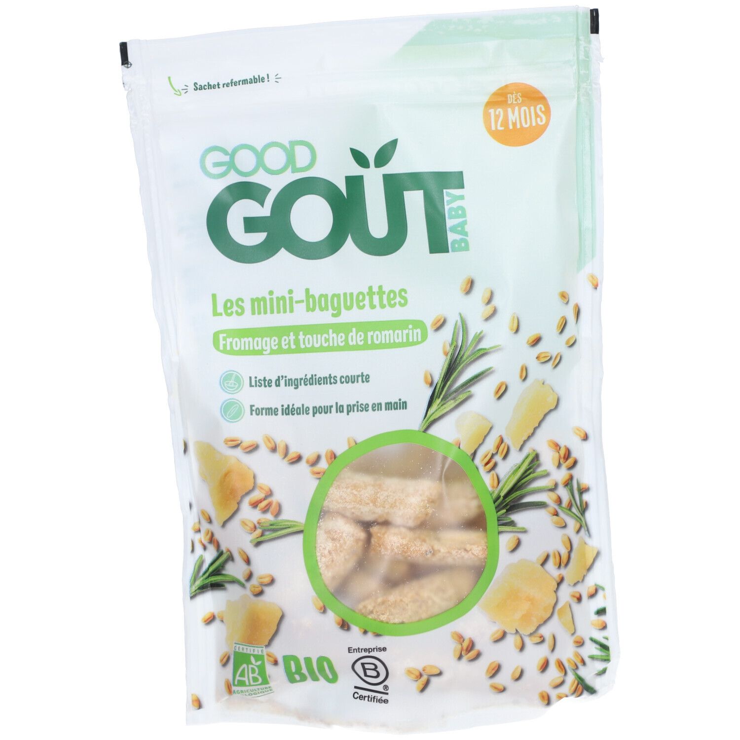 Good Goût Mini-Baguettes au Fromage et au Romarin