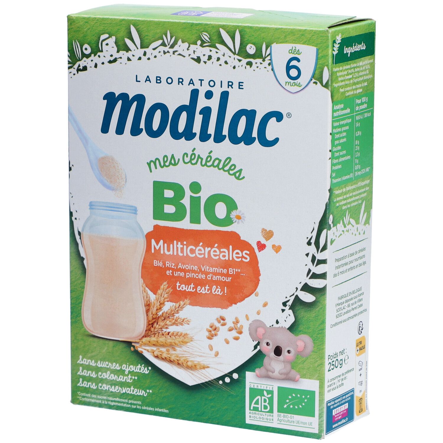 Modilac Mein Bio-Mehrkorngetreide