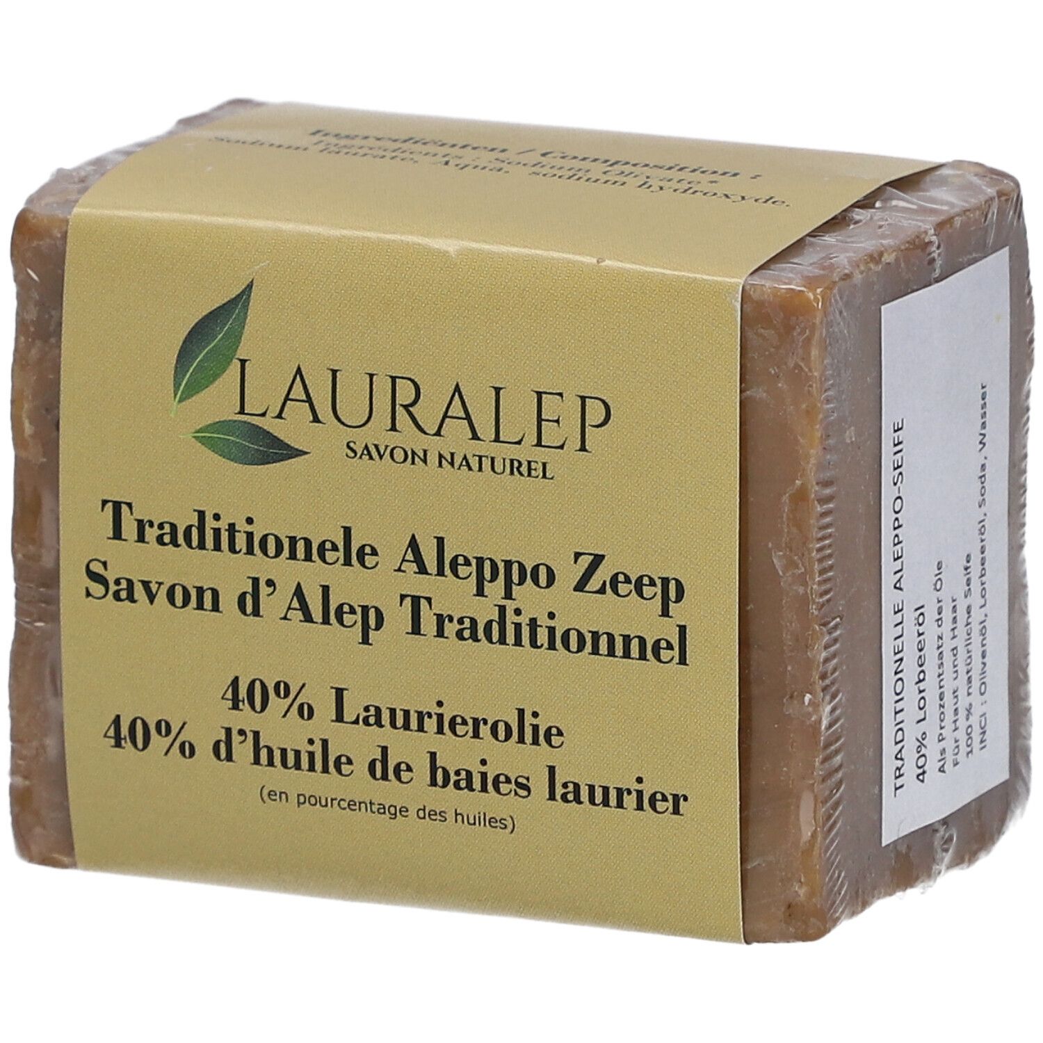 Lauralep SAV Alep Tradi40 BIO 200G 200 g Seife