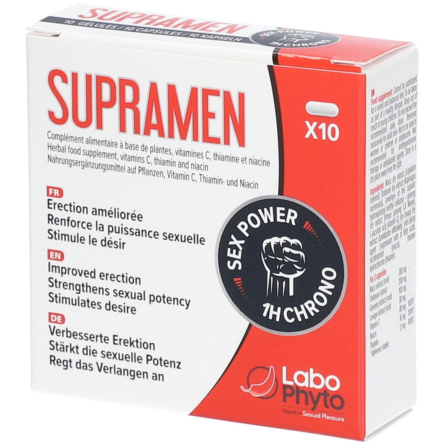Labophyto Supramen Erection améliorée