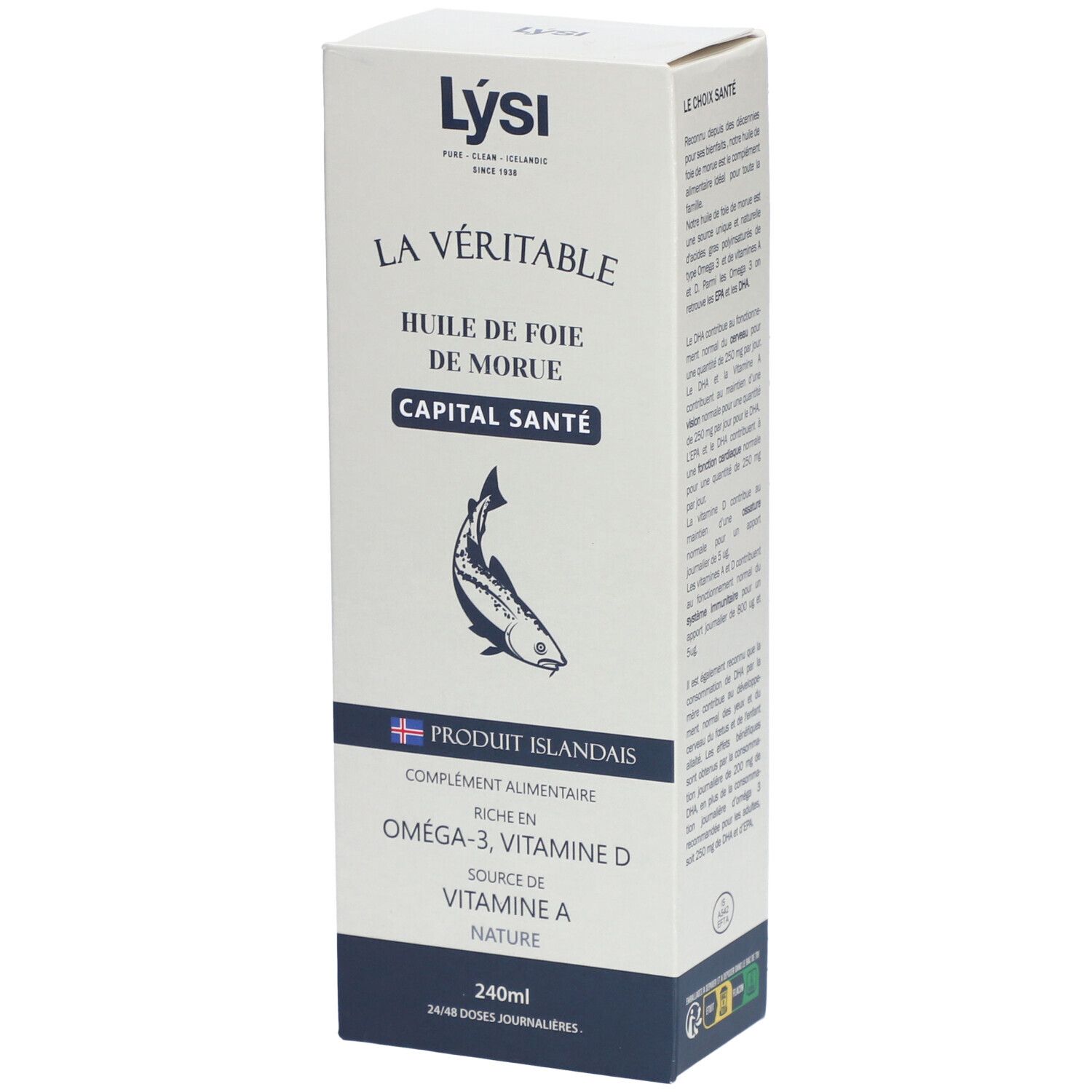 Lysi Veritable HLE Foie Morue240Ml