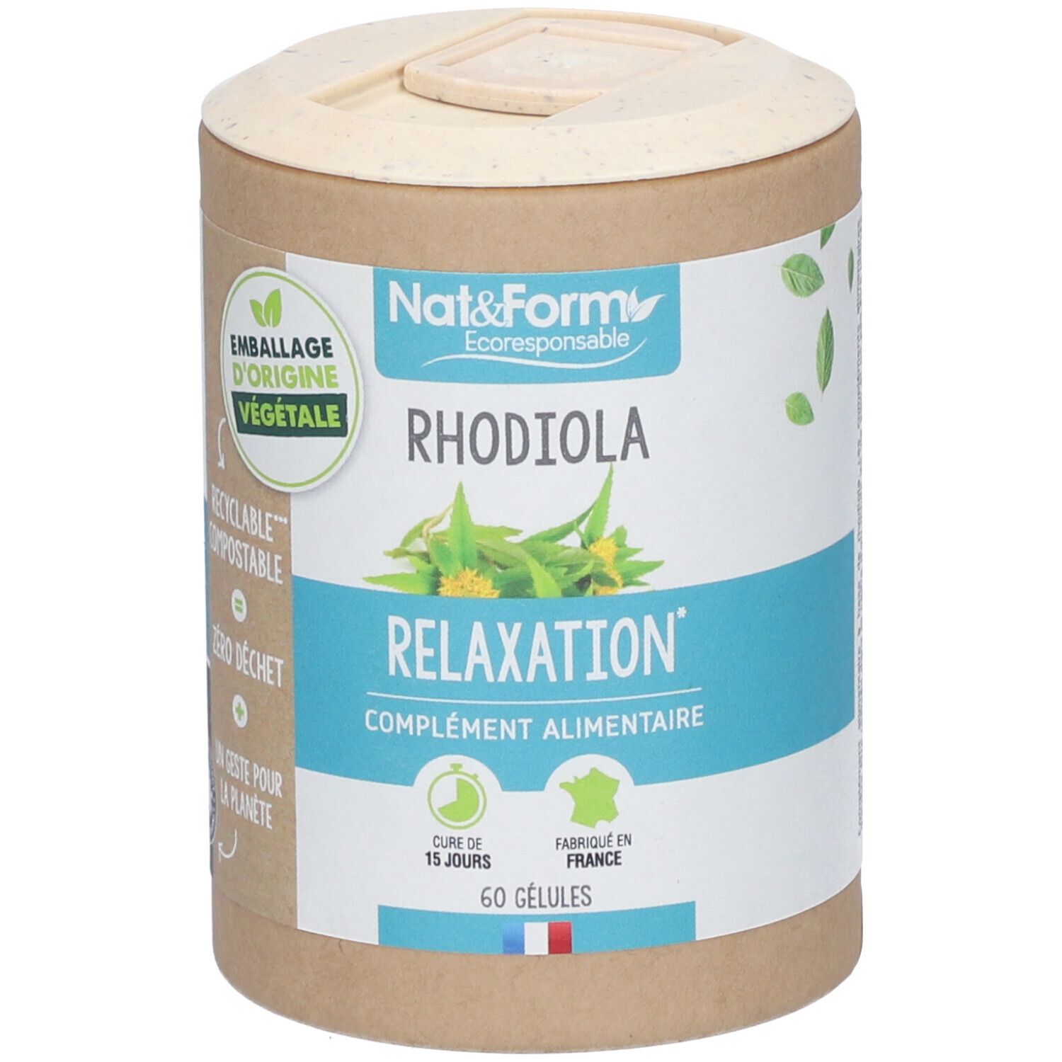 Nat&Form Rhodiola Bio en gélules