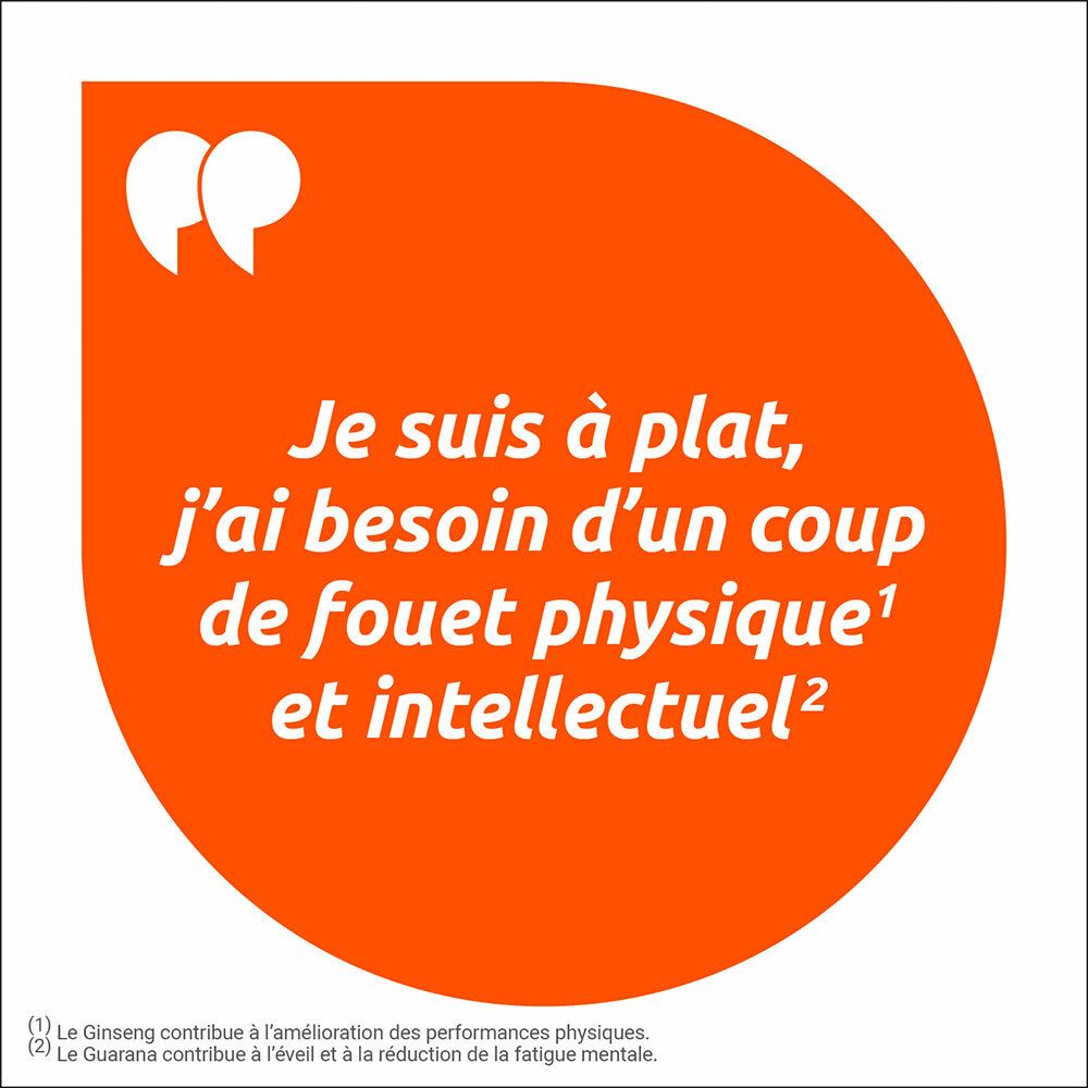 Texte : Je suis à plat, j'ai besoin d'un coup de fouet physique et intellectuel.