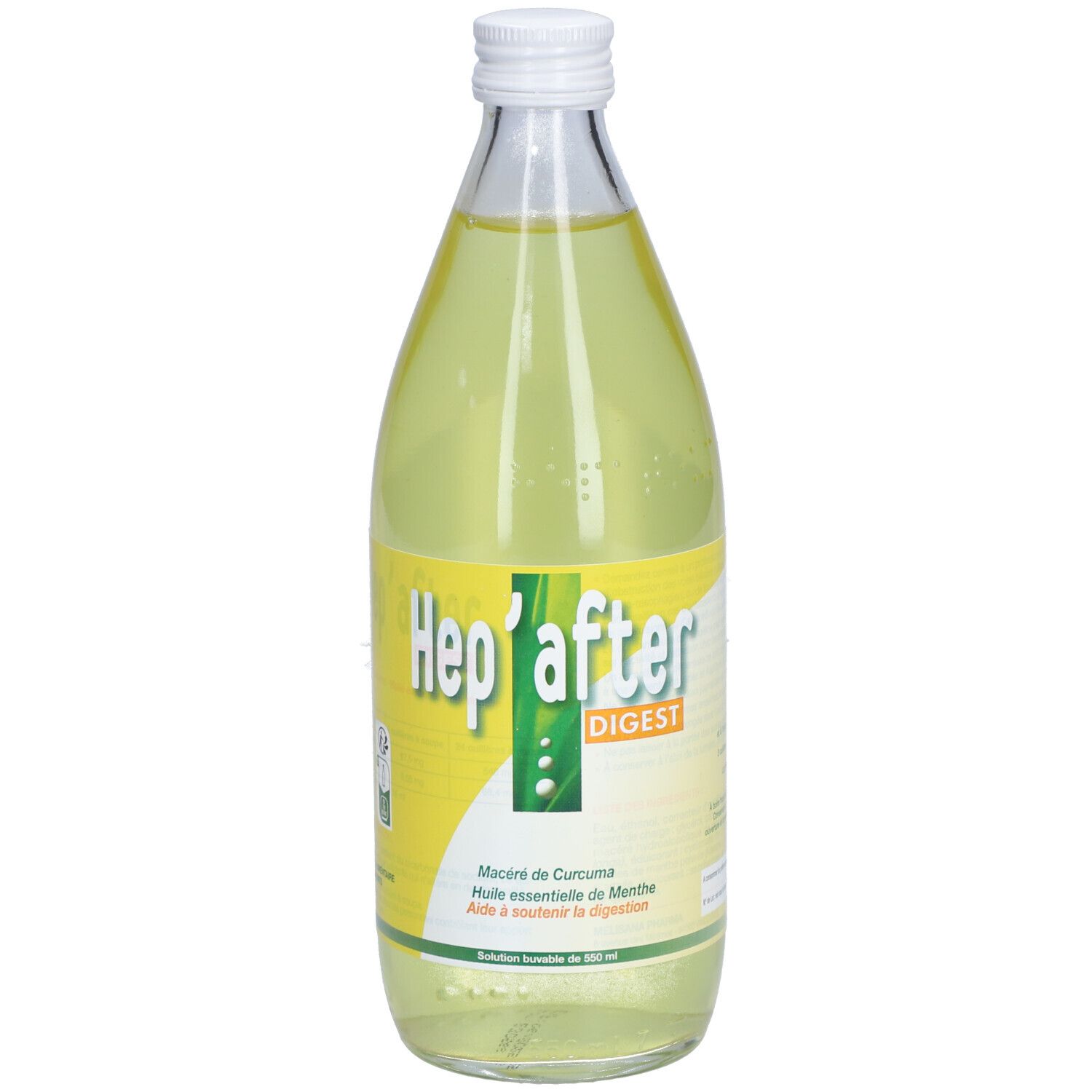 Hep'after Digest - Solution buvable, complément alimentaire à visée digestive. - fl 550 m