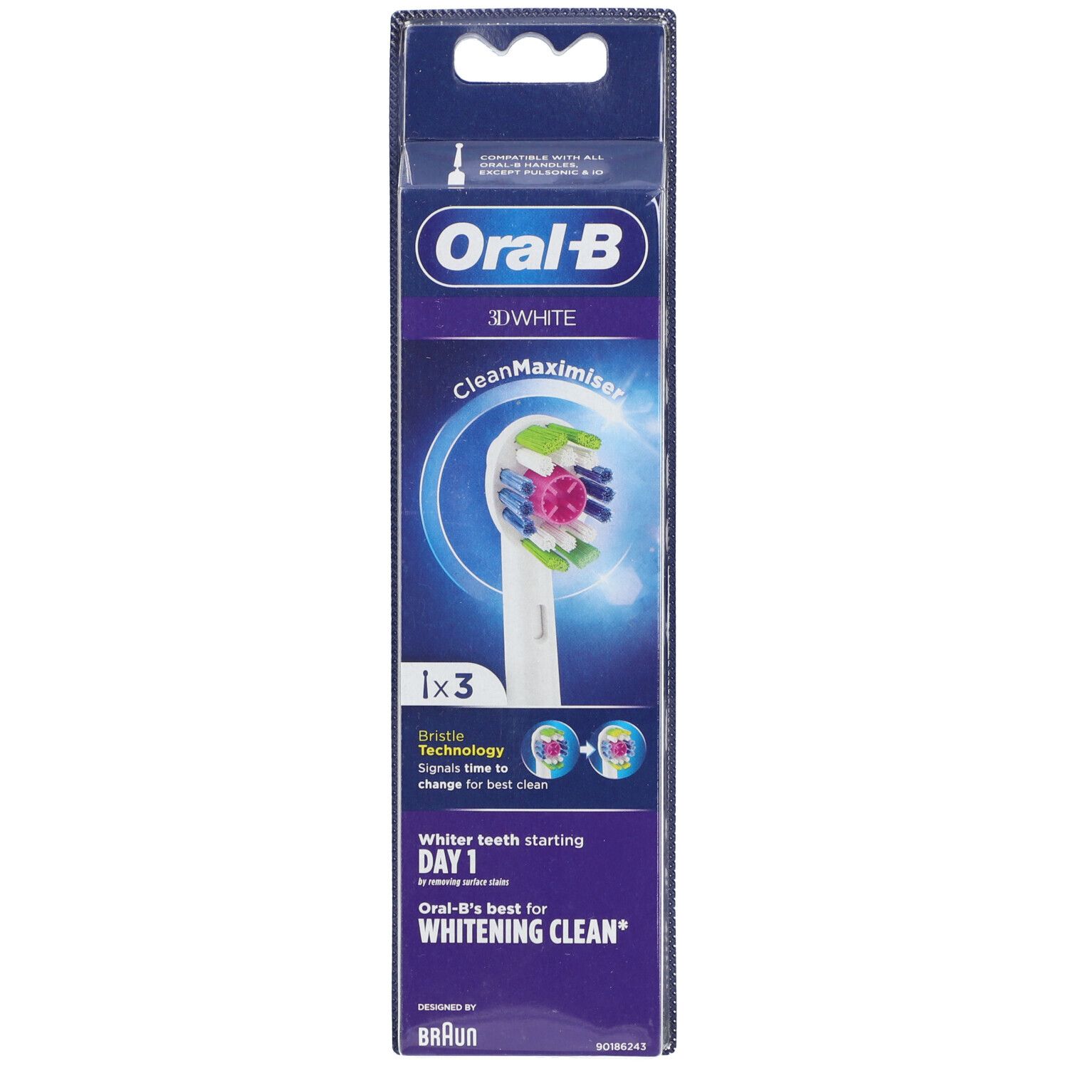 Oral-B Refill Eb18-3 3D White Brossettes de Rechange