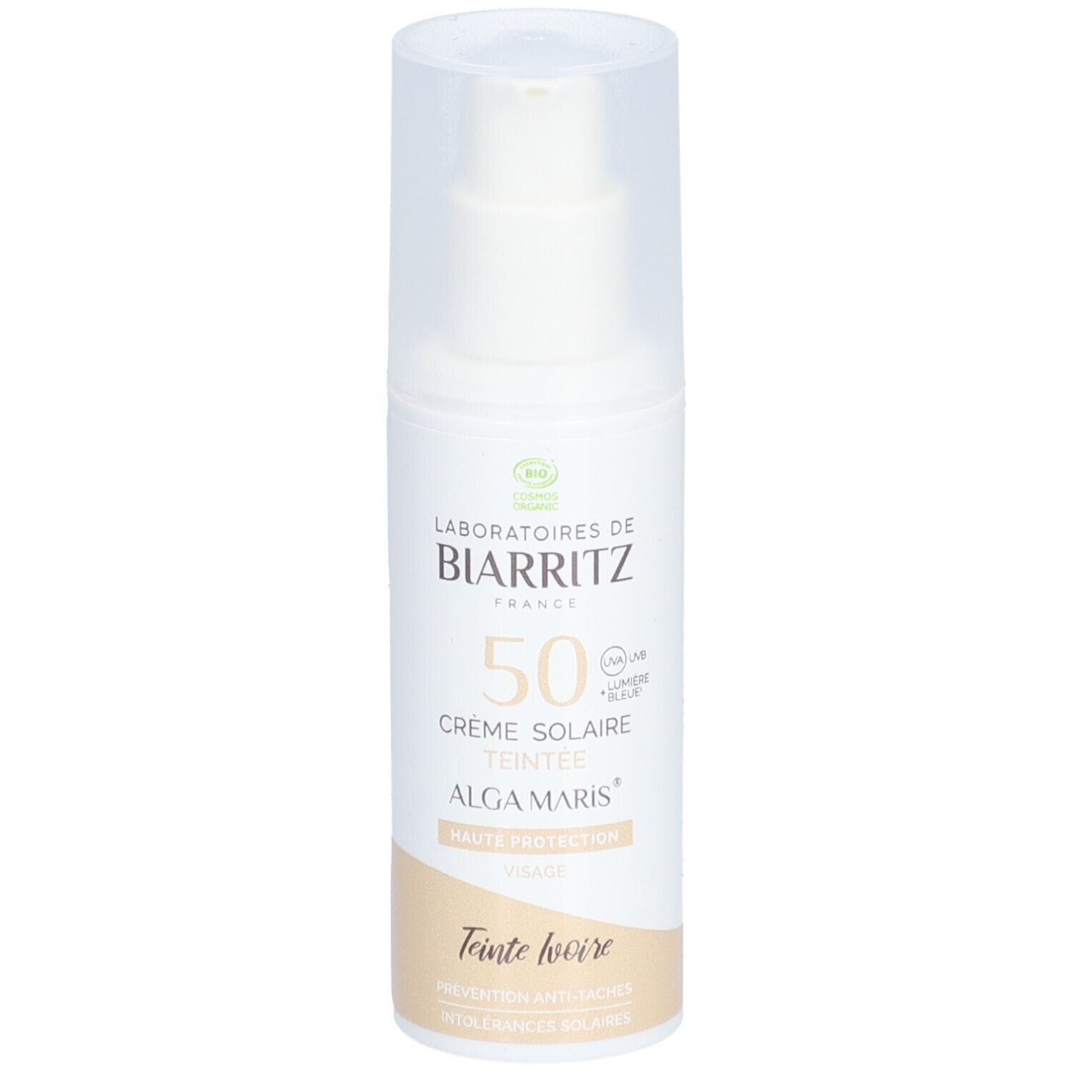Laboratoires DE Biarritz Crème solaire teintée (teinte ivoire)