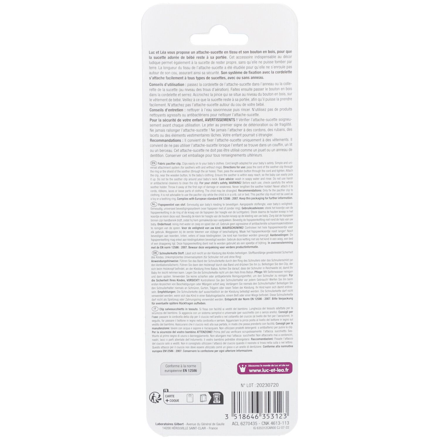 Rückseite der Verpackung mit Text und Barcode.