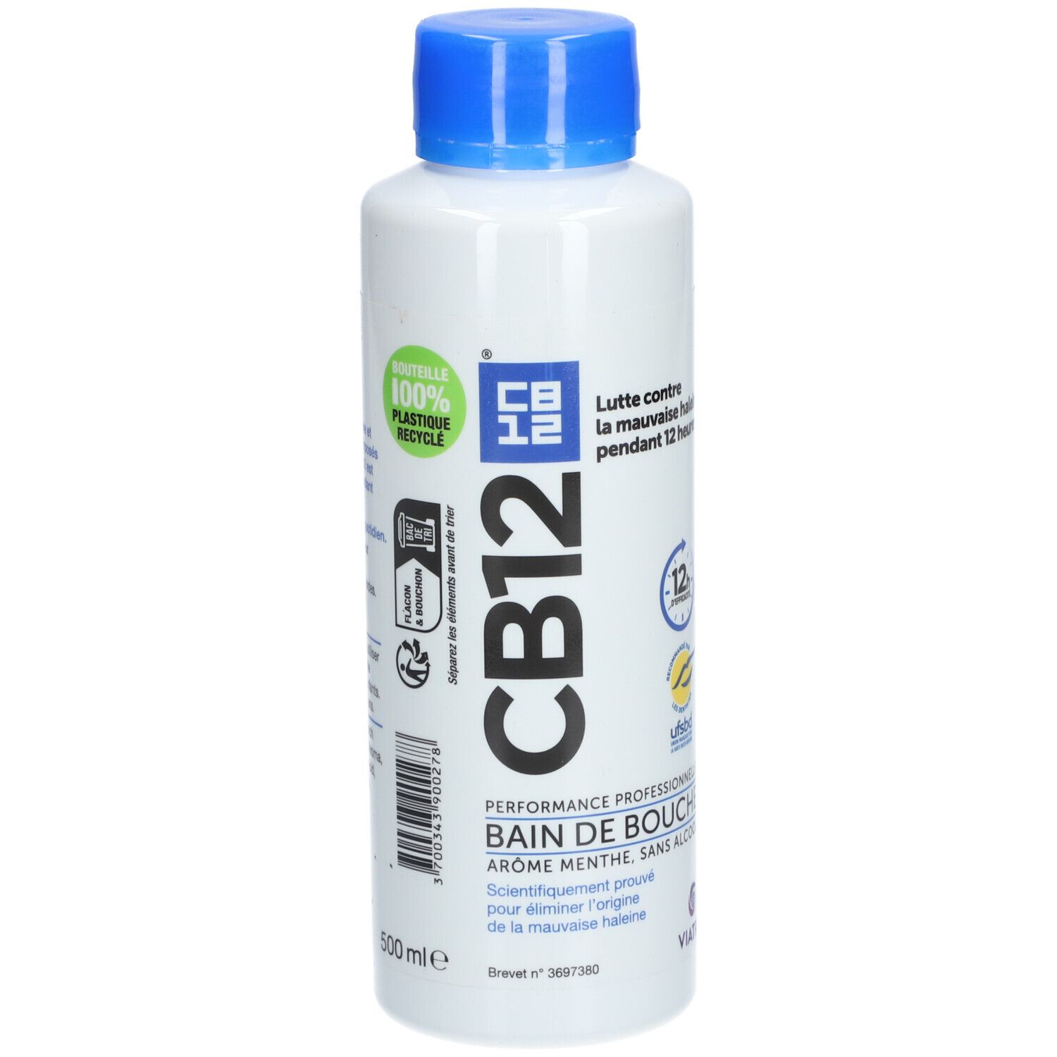 Cb12 Bain DE Bouche - Bain de bouche fluoré, arôme menthe. - fl 500 ml