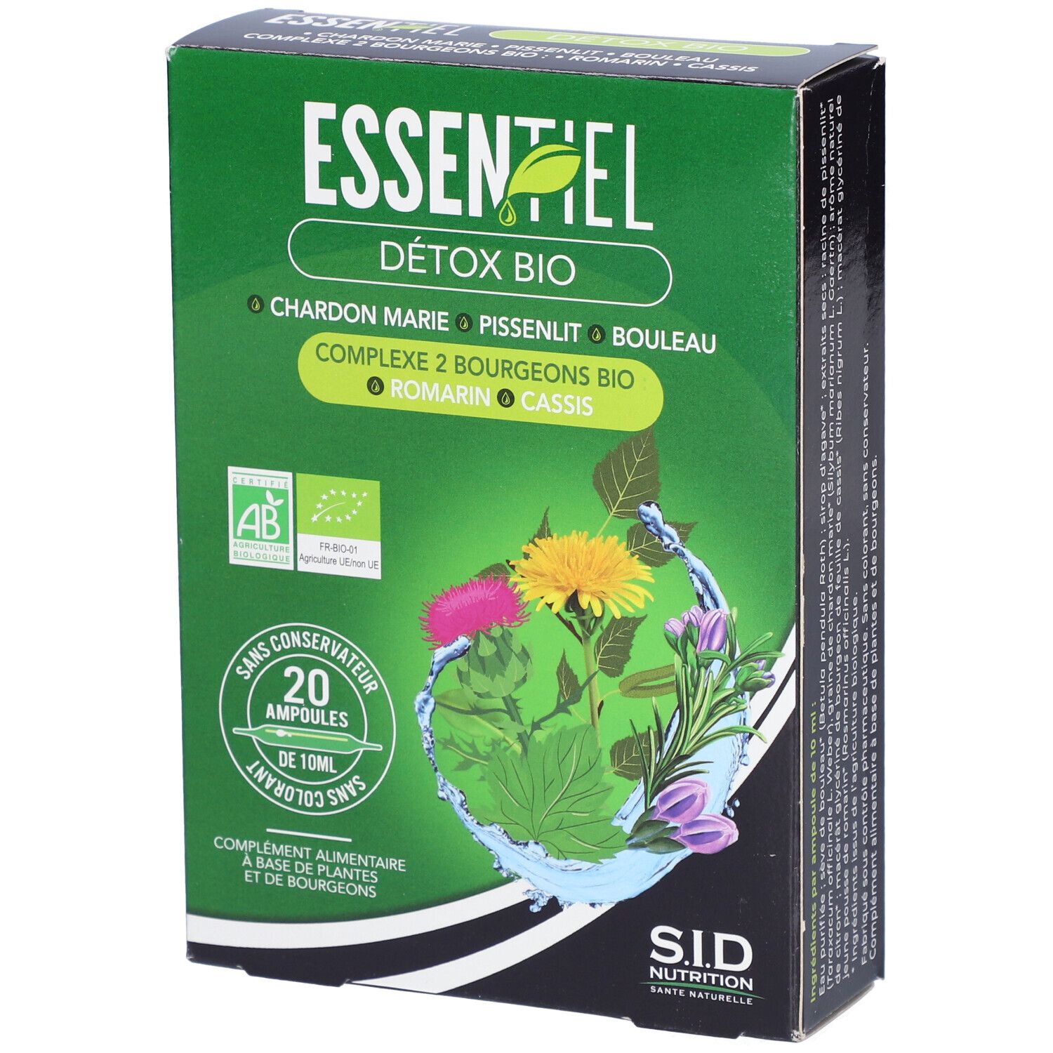 Sidn Essentiel Detox AMP 20