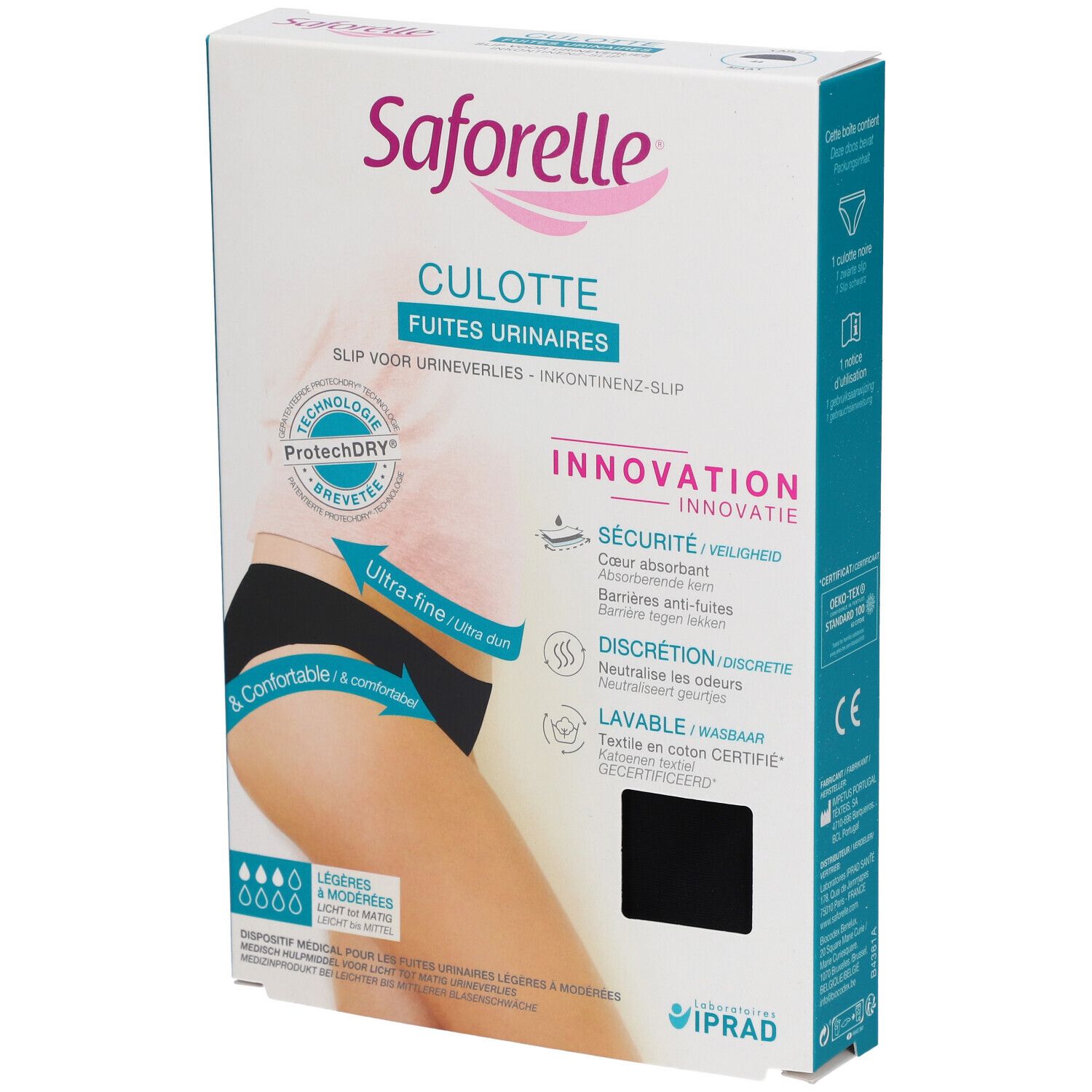 Saforelle® Culotte Fuites Urinaires Taille 44