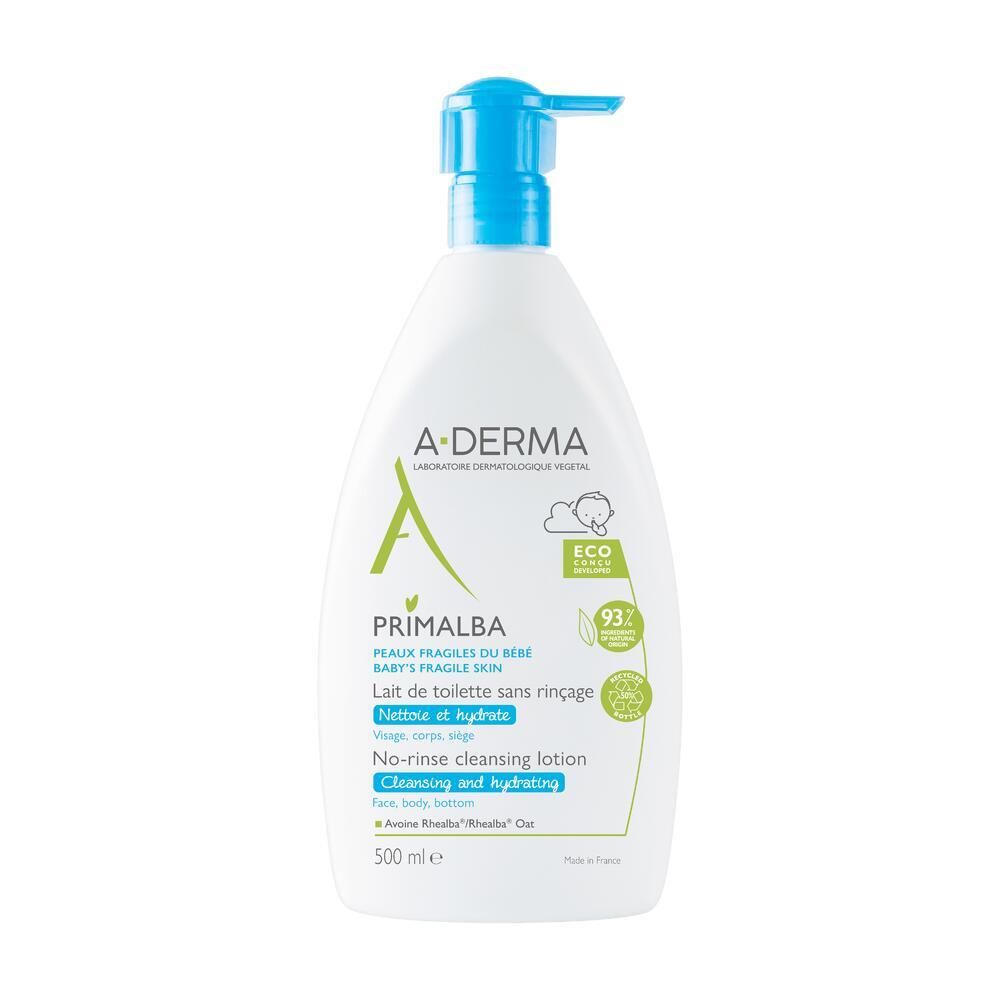 A-Derma Primalba Lait de toilette bébé hydratant