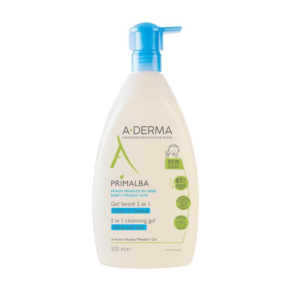 A-Derma Primalba Baby Gel Lavant 2 en 1