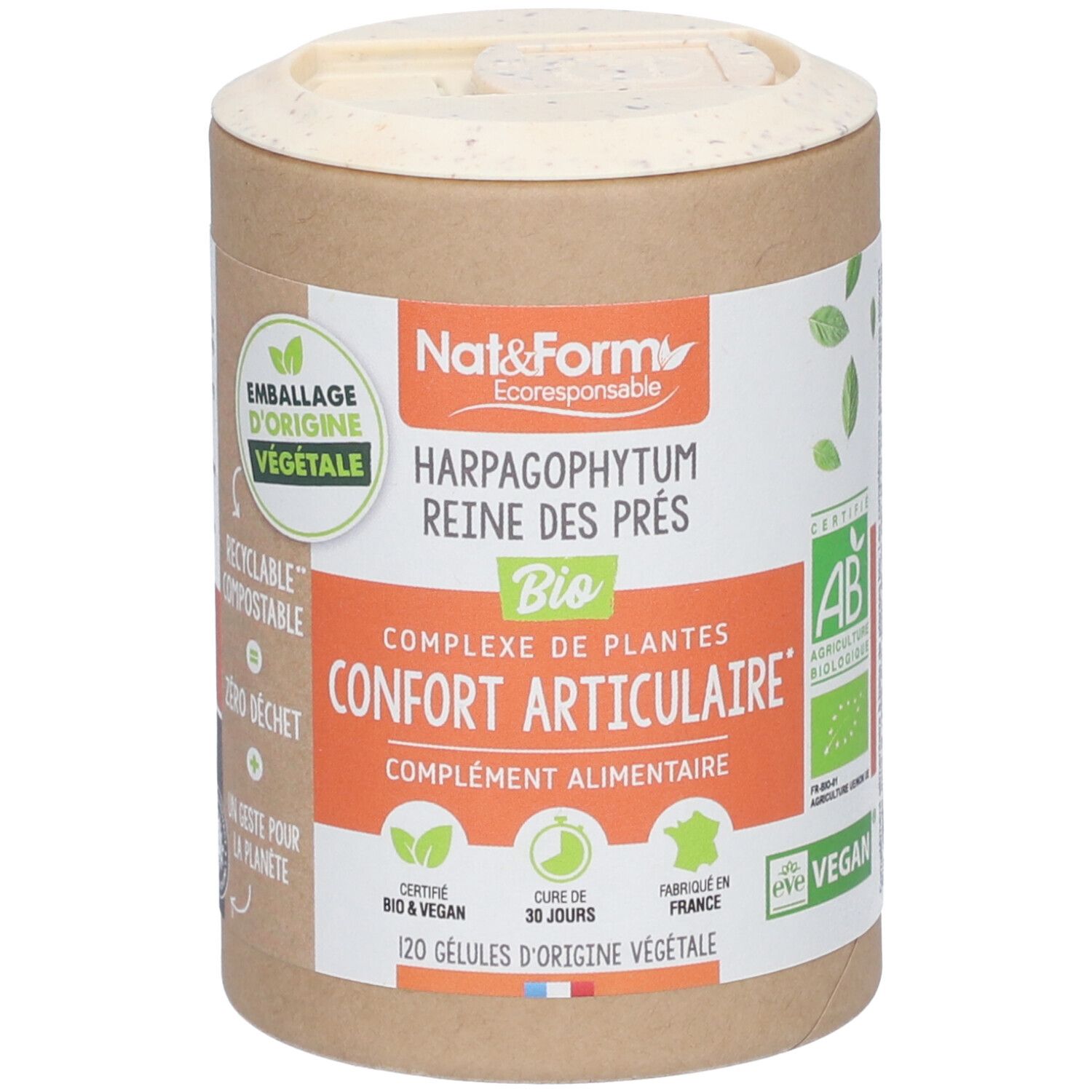 Nat&Form Harpagophytum Reine des Prés en gélules