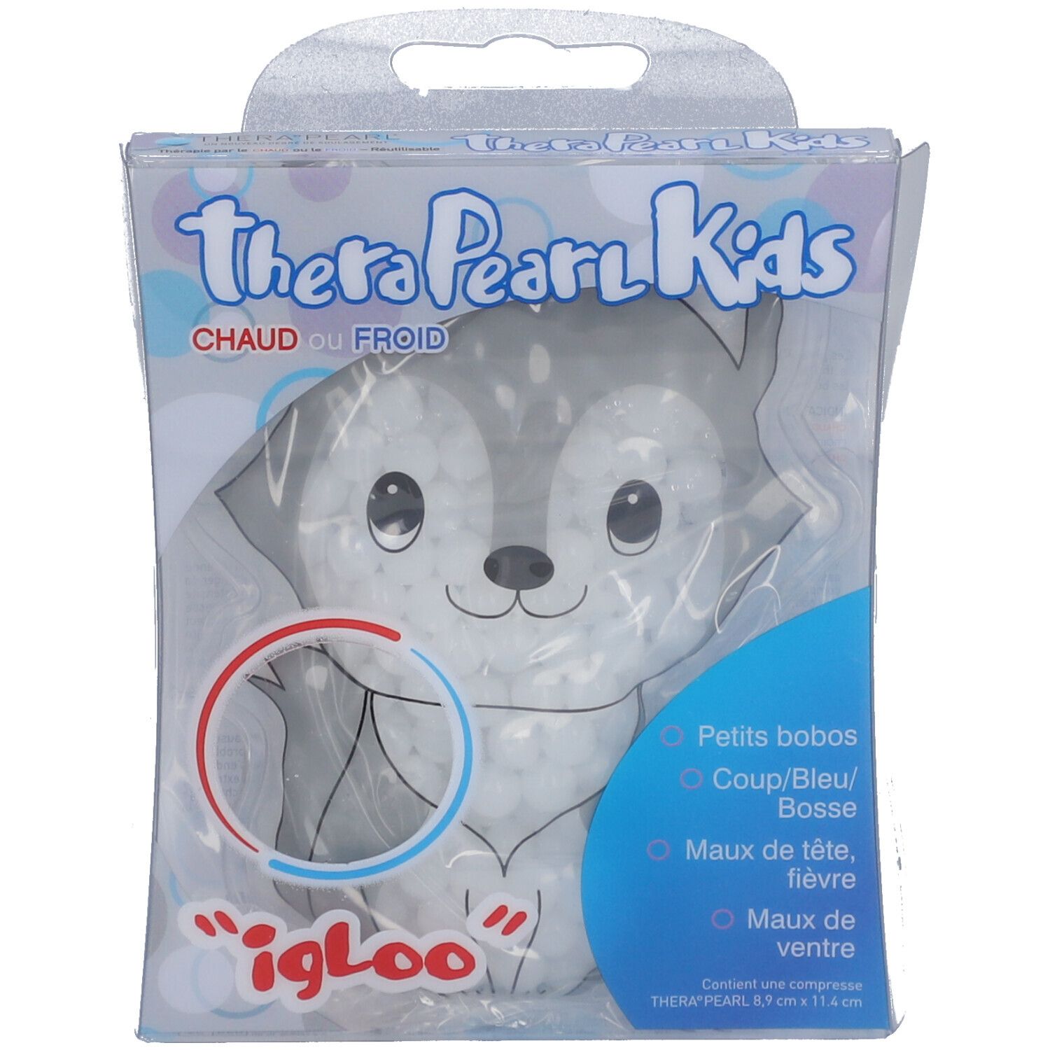 Therapearl Kids Igloo Husky Poche Thermique Garnie De Billes - Enfant