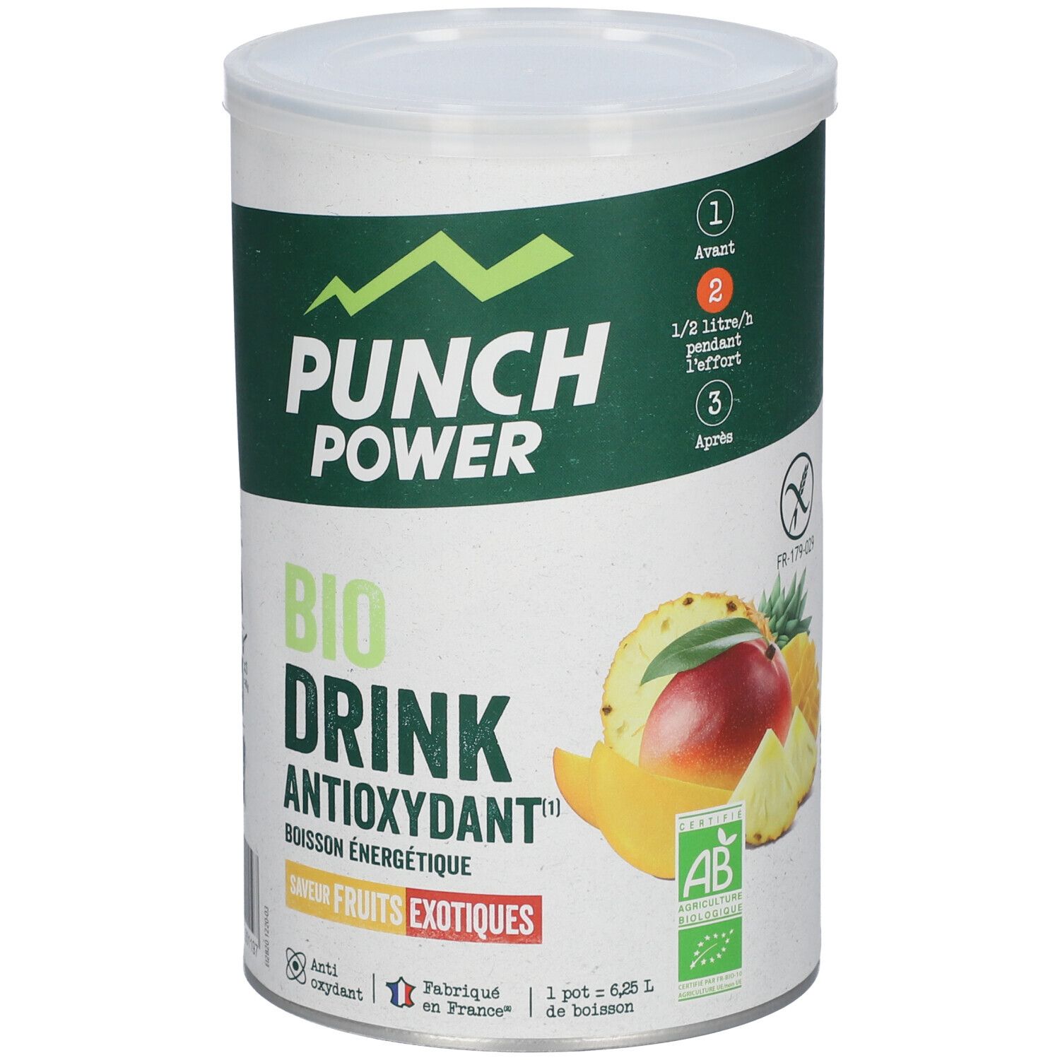 Punch Power Biodrink Boisson énergétique Fruits exotiques